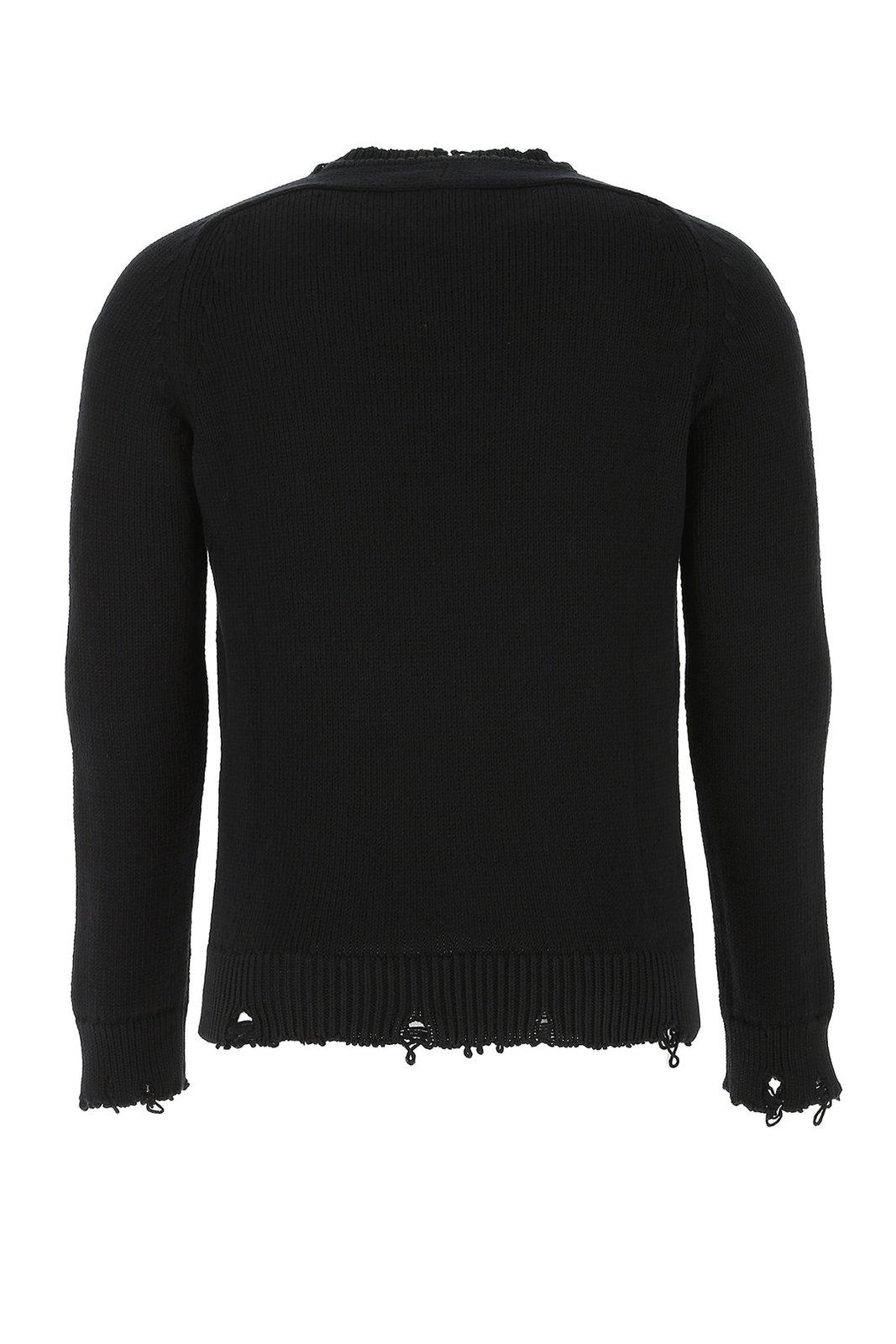 トップス Saint Laurent FW23 / Destroyed Sweater Destroyed knit sweater | Saint Laurent | YSL.com