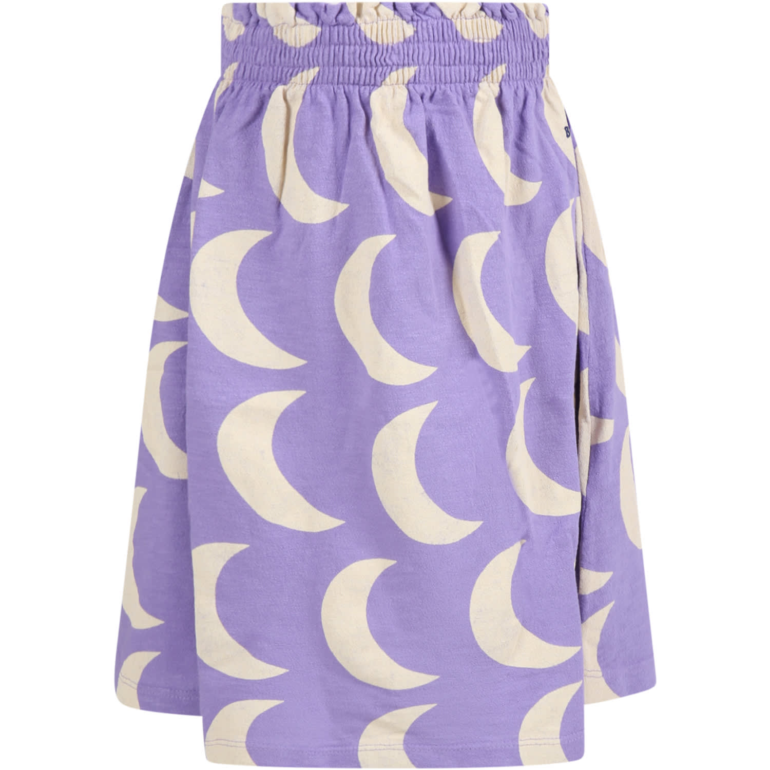 Bobo Choses Purple Skirt For Girl With Moons