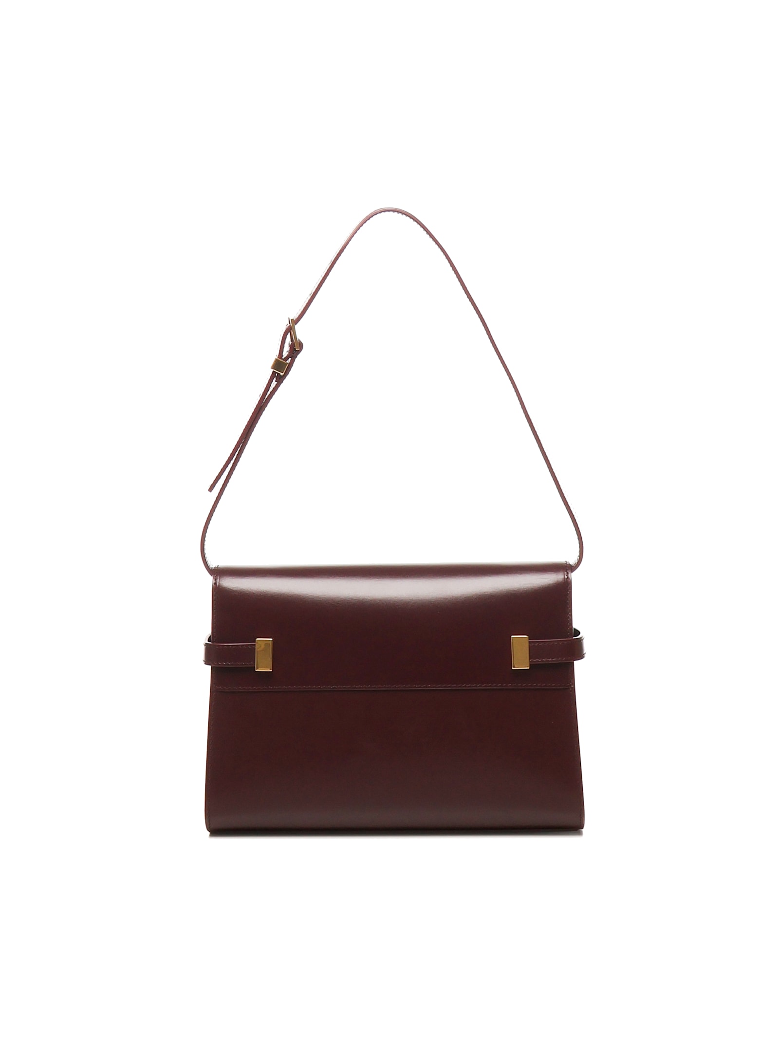 Saint Laurent Manhattan Small Shoulder Bag In Smooth Leather
