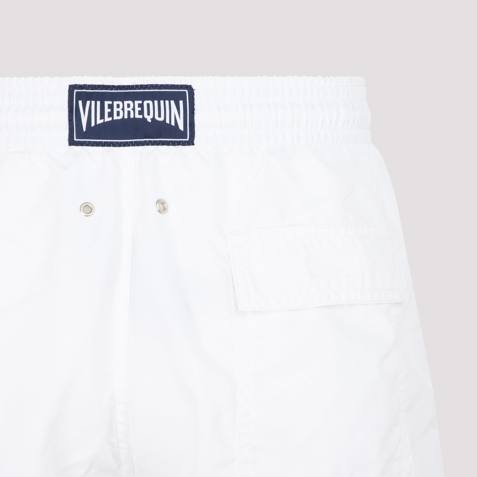 Vilebrequin Plain-coloured Beach Shorts In White