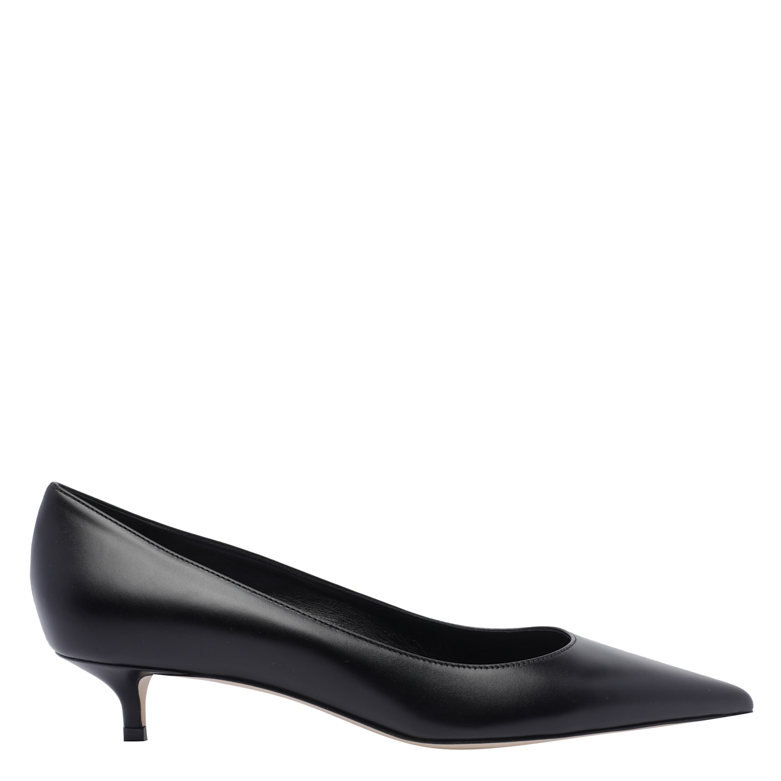 Jimmy Choo 50mm Amelia Pointed-toe Kitten-heel Pumps