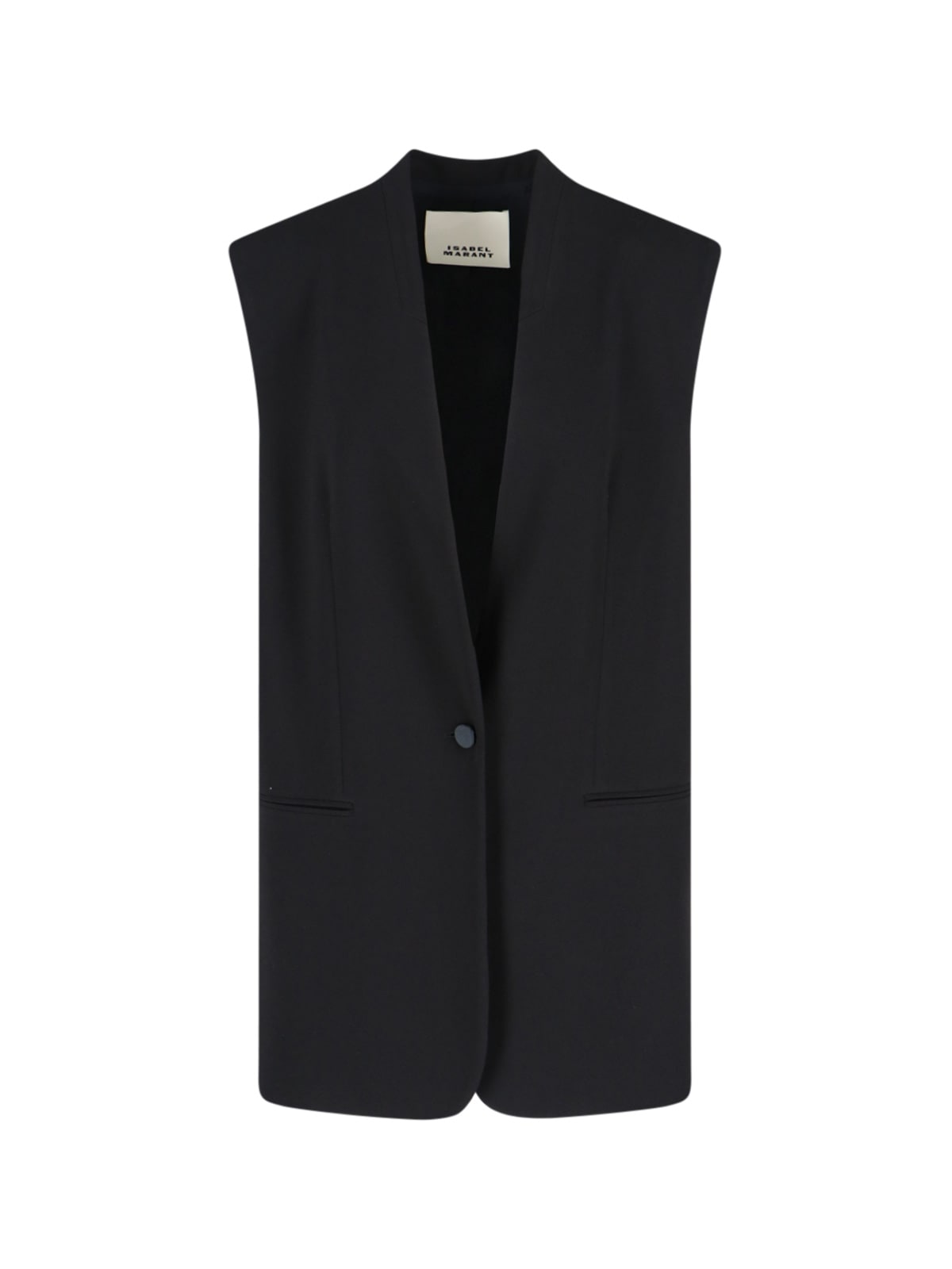 Shop Isabel Marant Emara Vest In Black