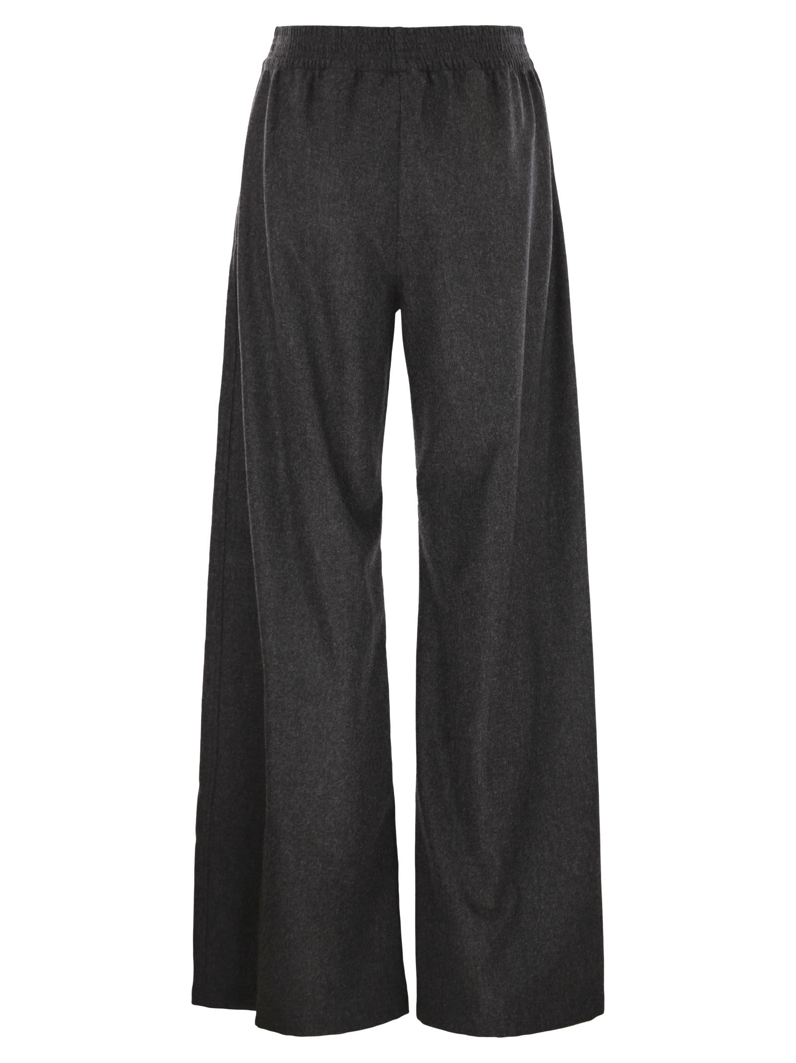 Fabiana Filippi Wide-leg Trousers With Tailored Fit In Black