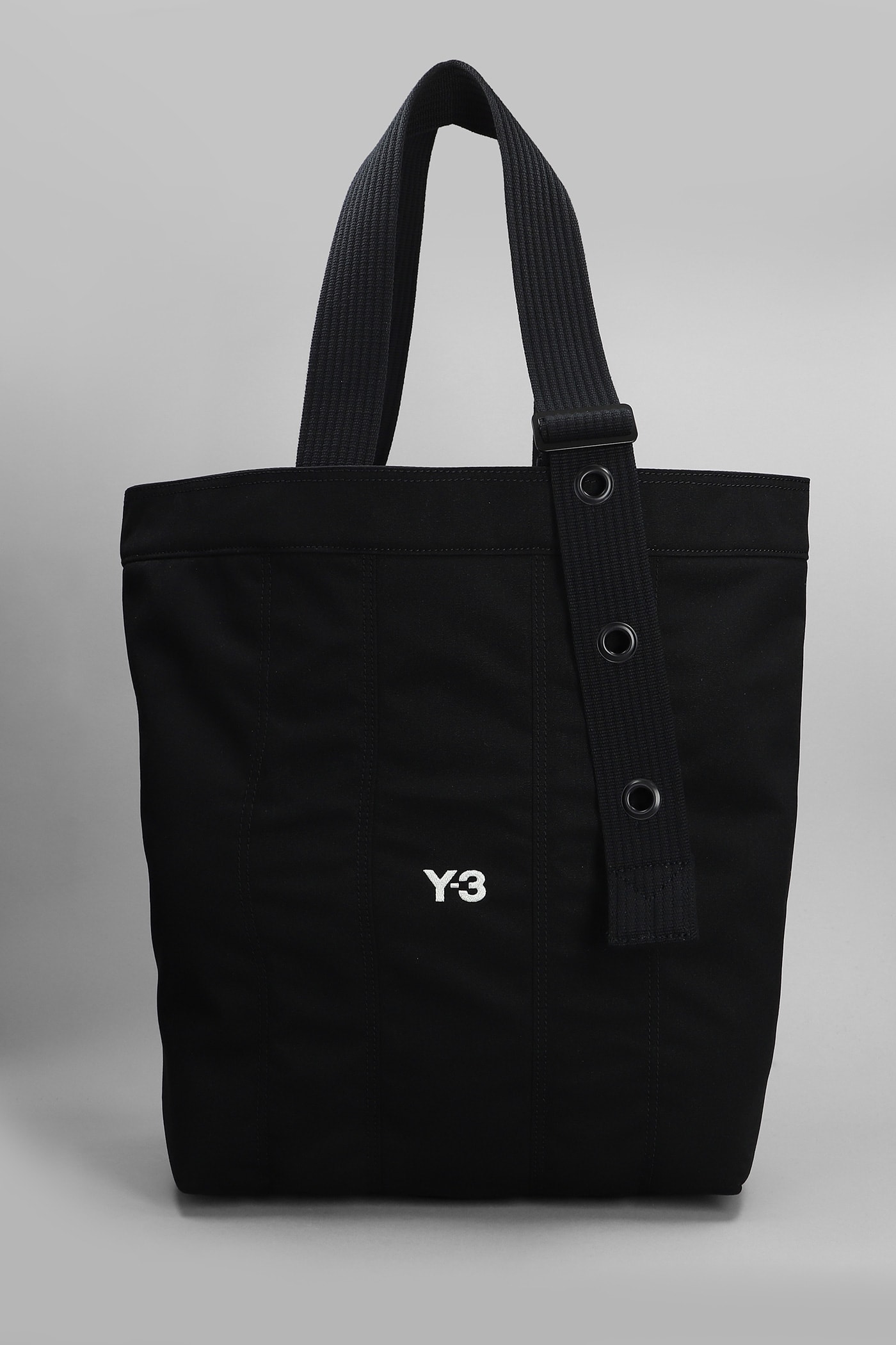 Shop Y-3 Tote In Black Polyester