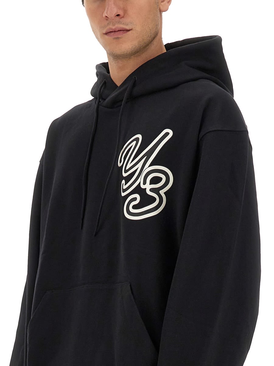Shop Y-3 Sweatshirt With Logo In Black