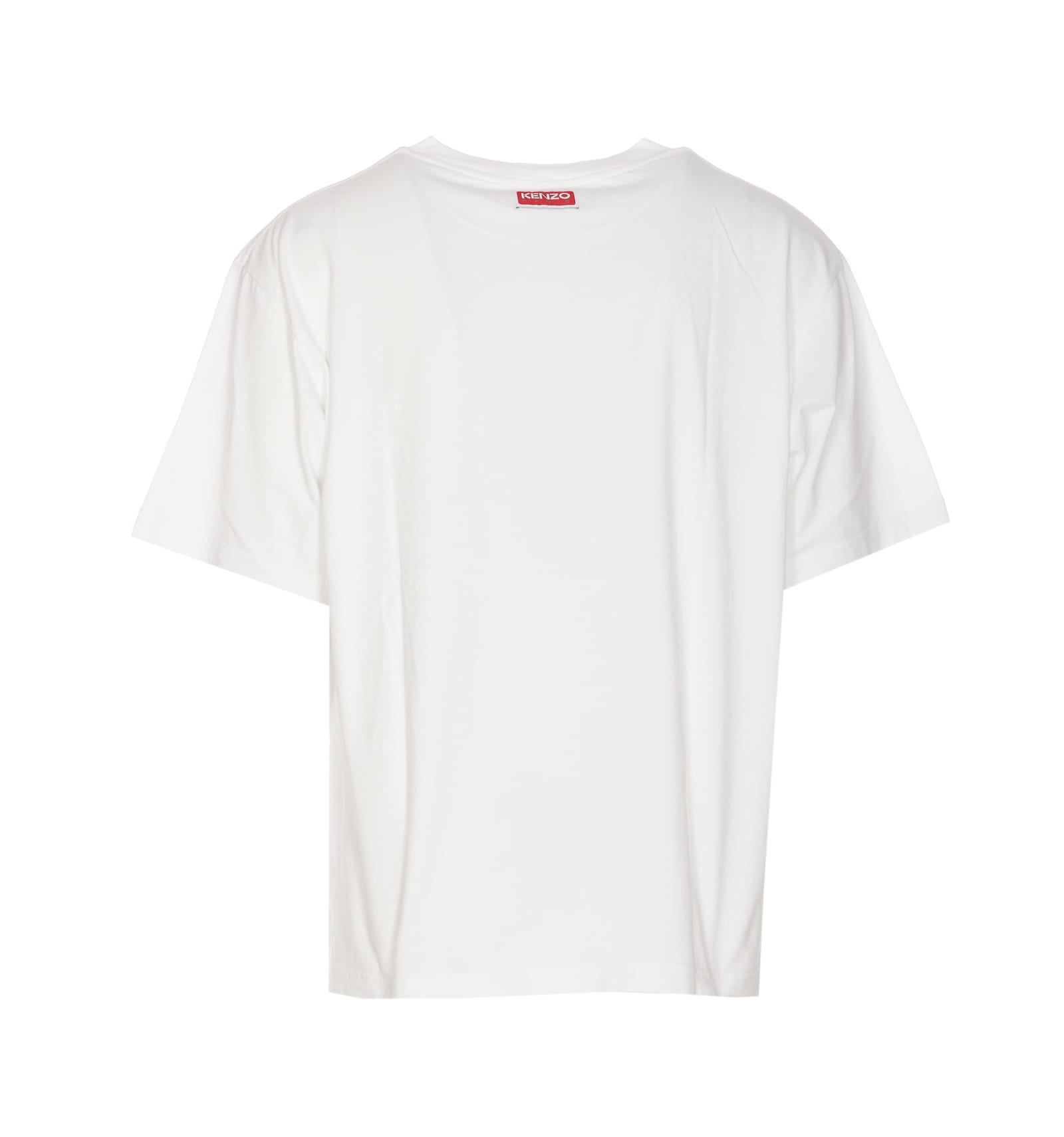 Shop Kenzo Lucky Tiger Oversize T-shirt In Off White