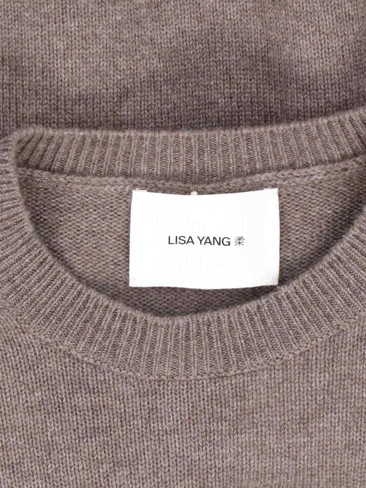 Lisa Yang Knitwear Mable In Brown