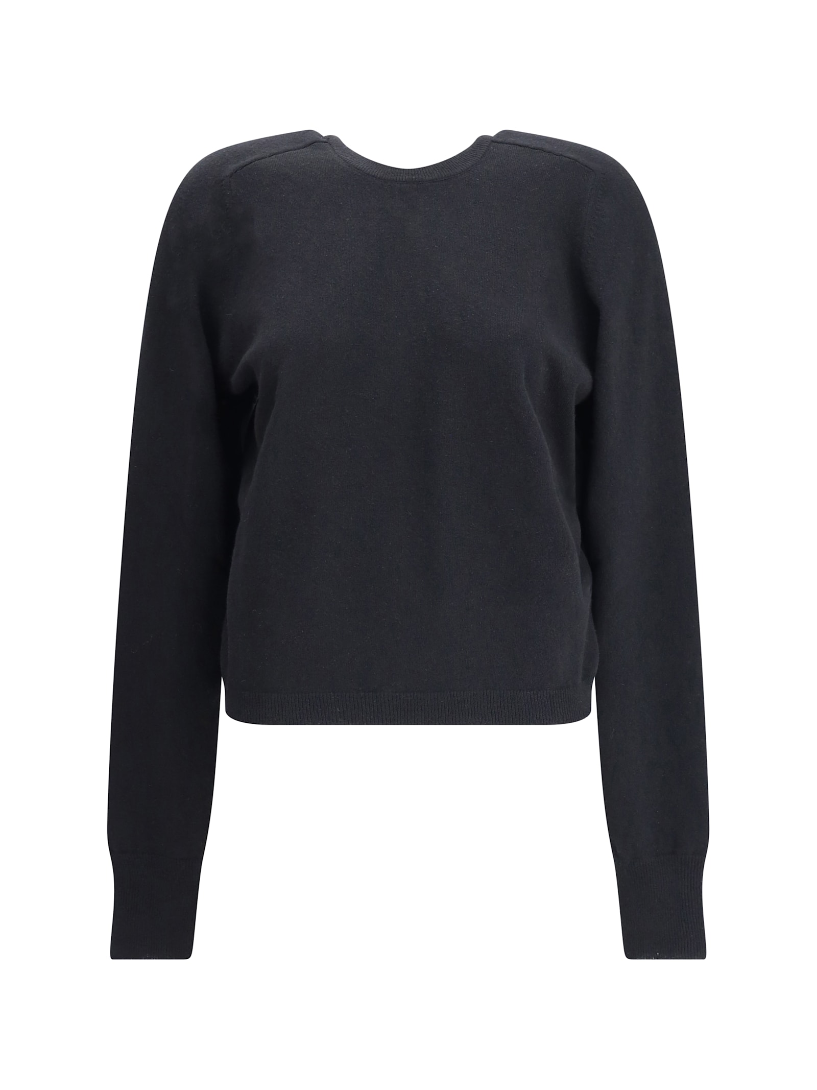 Maison Margiela Balloon-sleeve Sweater In Black