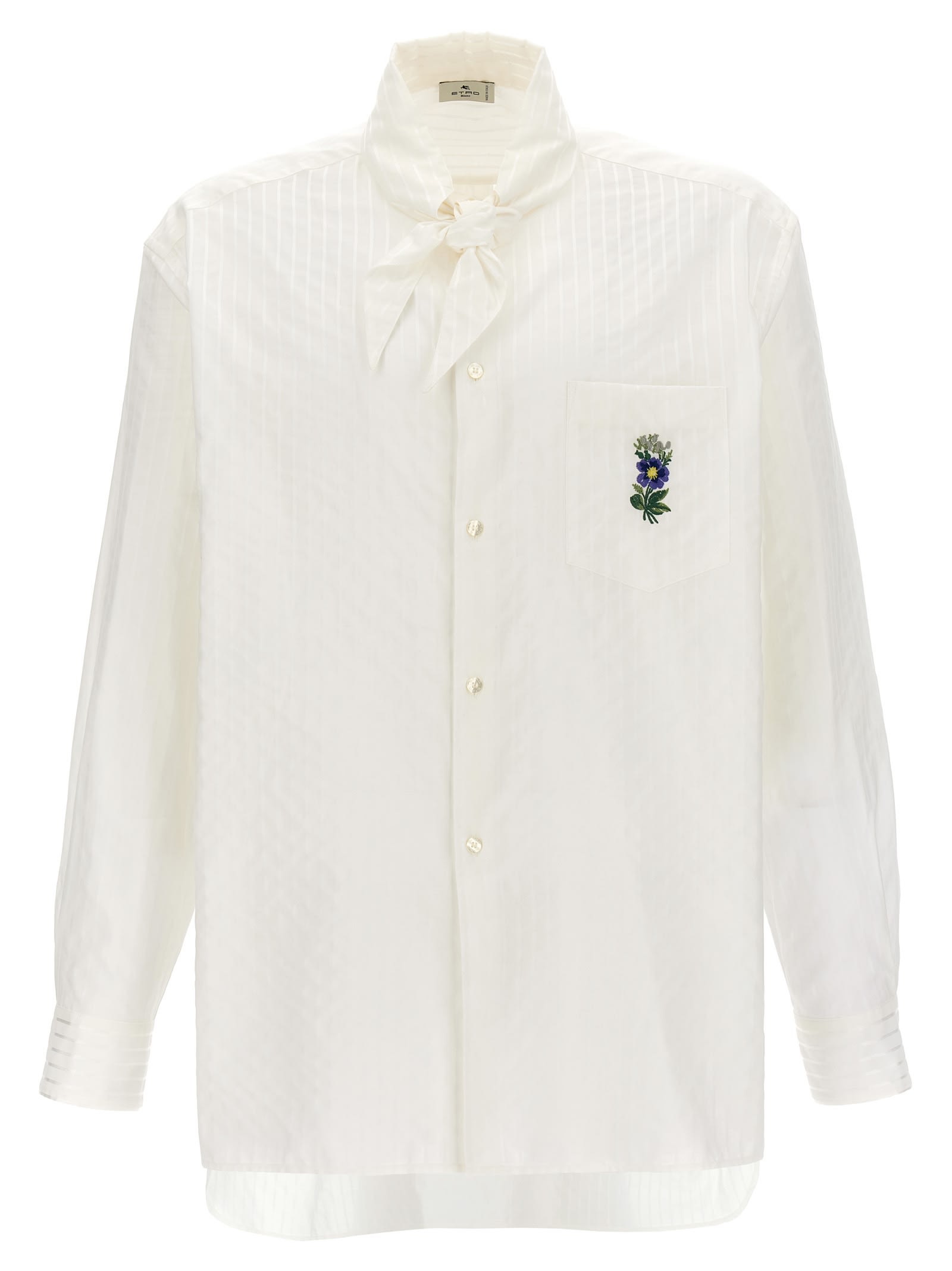 Etro Floral Embroidery Shirt