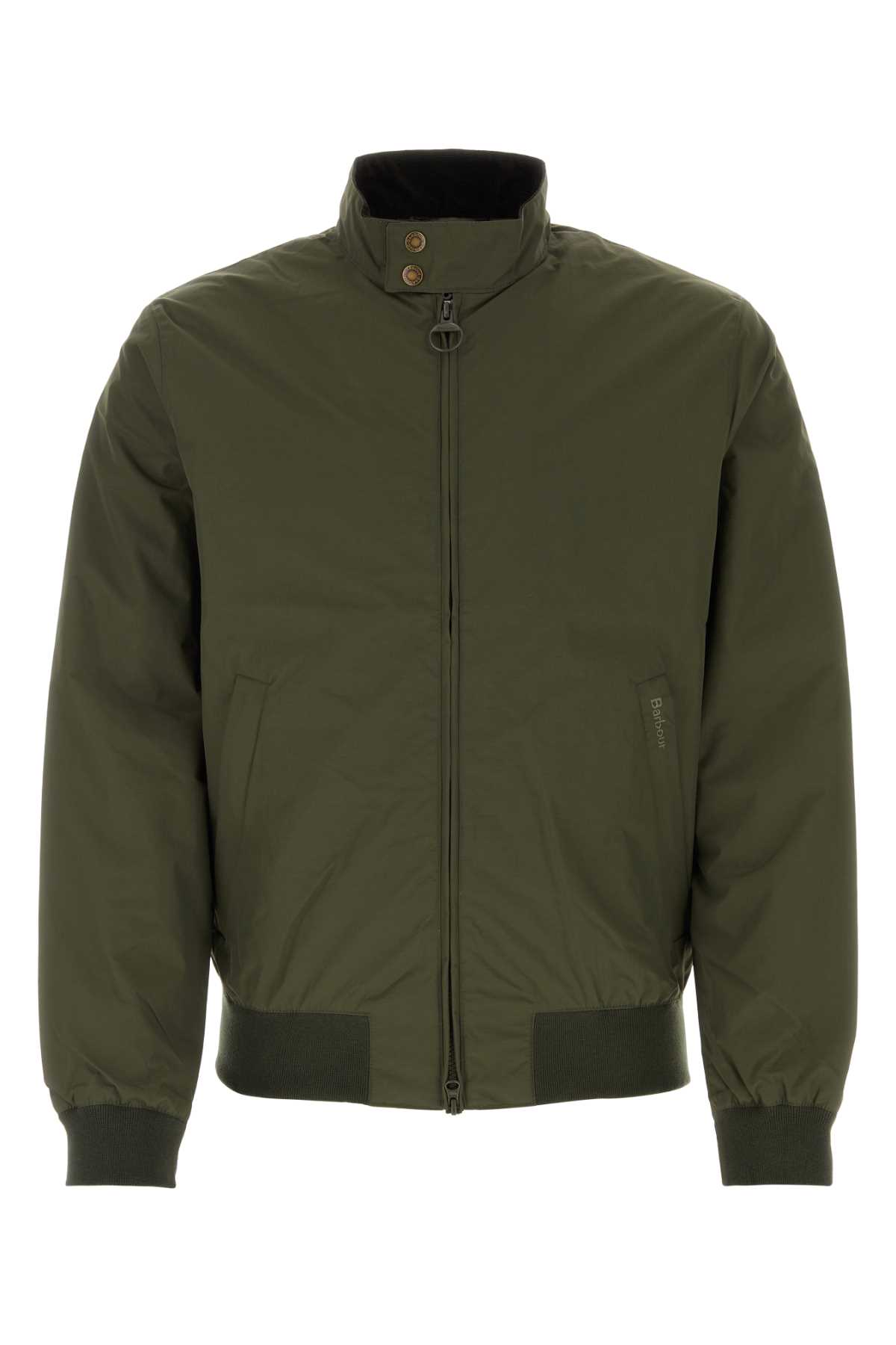 Olive Green Nylon Royston Jacket