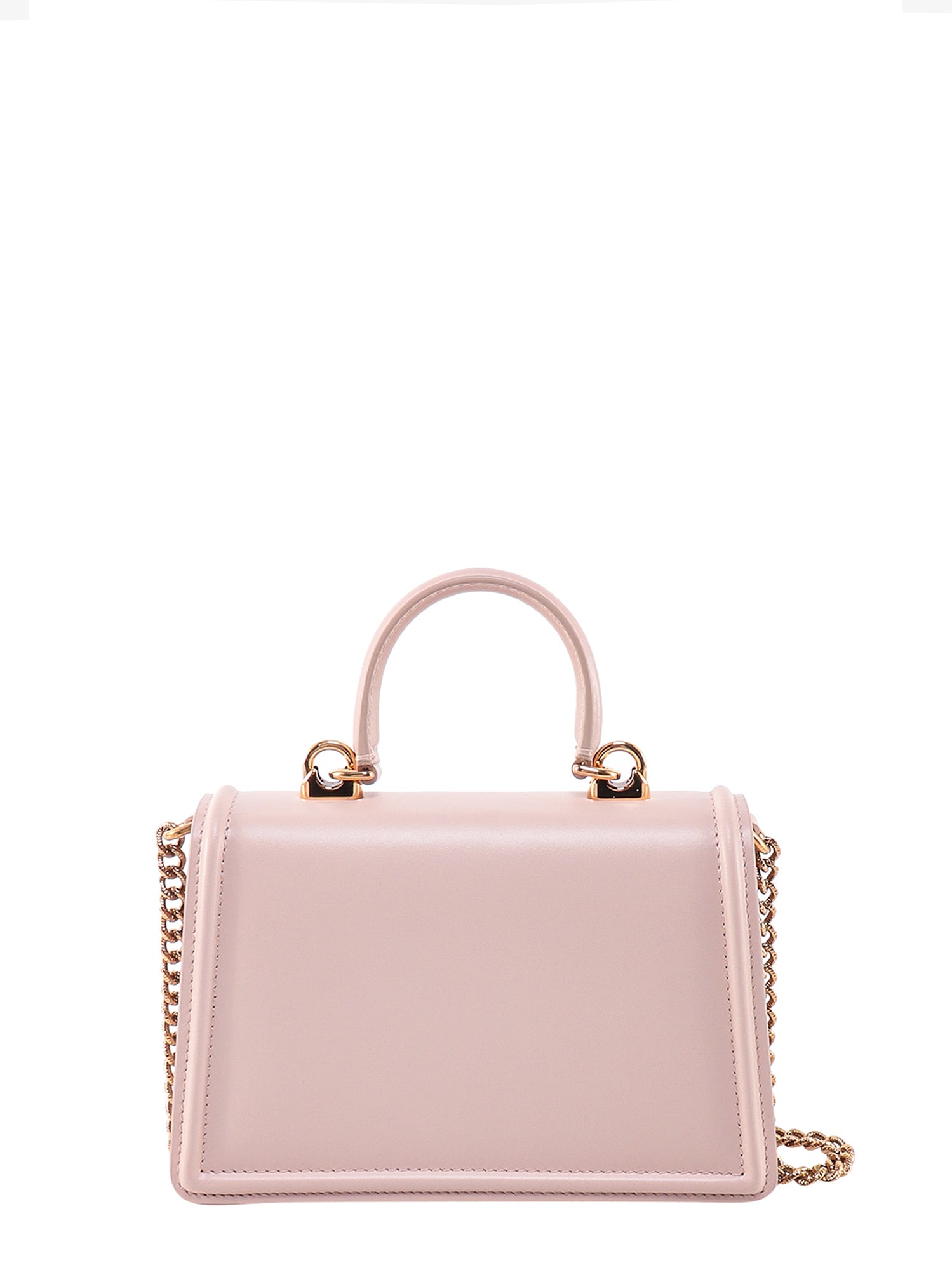 Shop Dolce & Gabbana Small Devotion Bag Shoulder Bag In Pink