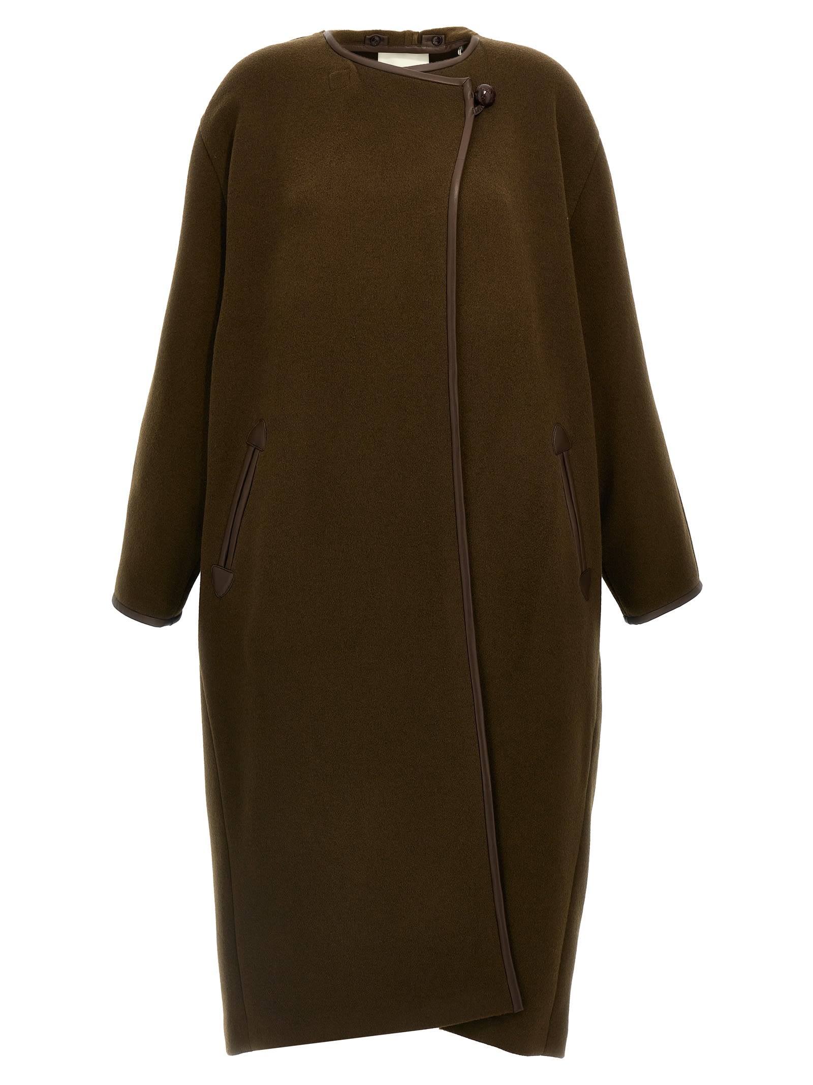 Shop Isabel Marant Irvana Coat In Bronze