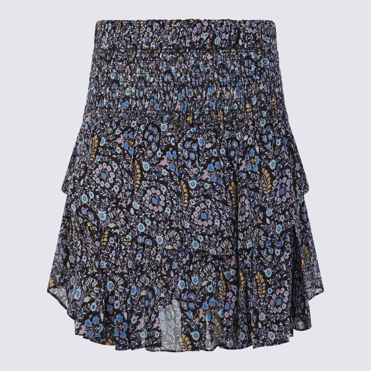 Shop Marant Etoile Midnight Viscose Mini Skirt