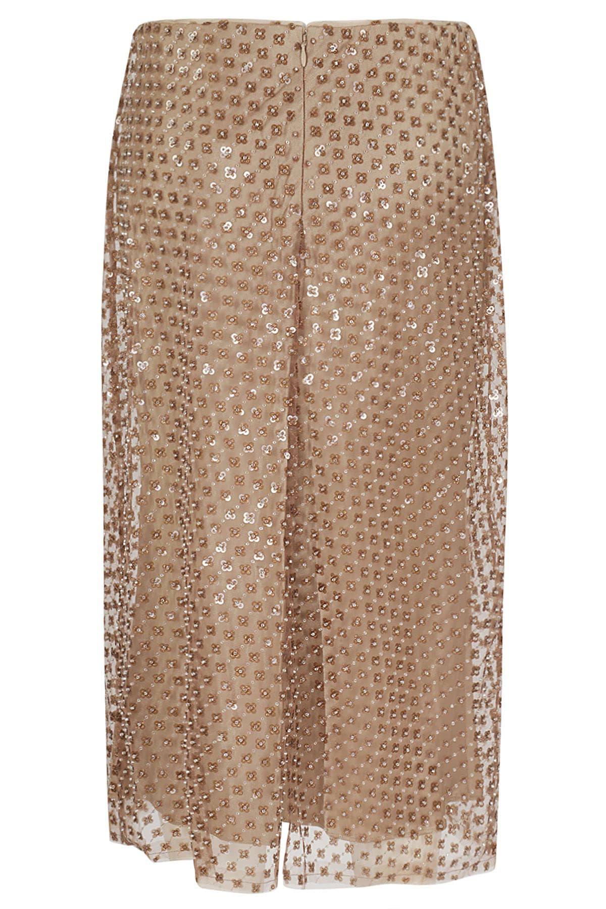Shop Vince Beaded Sequin Straight In Faw Fawn