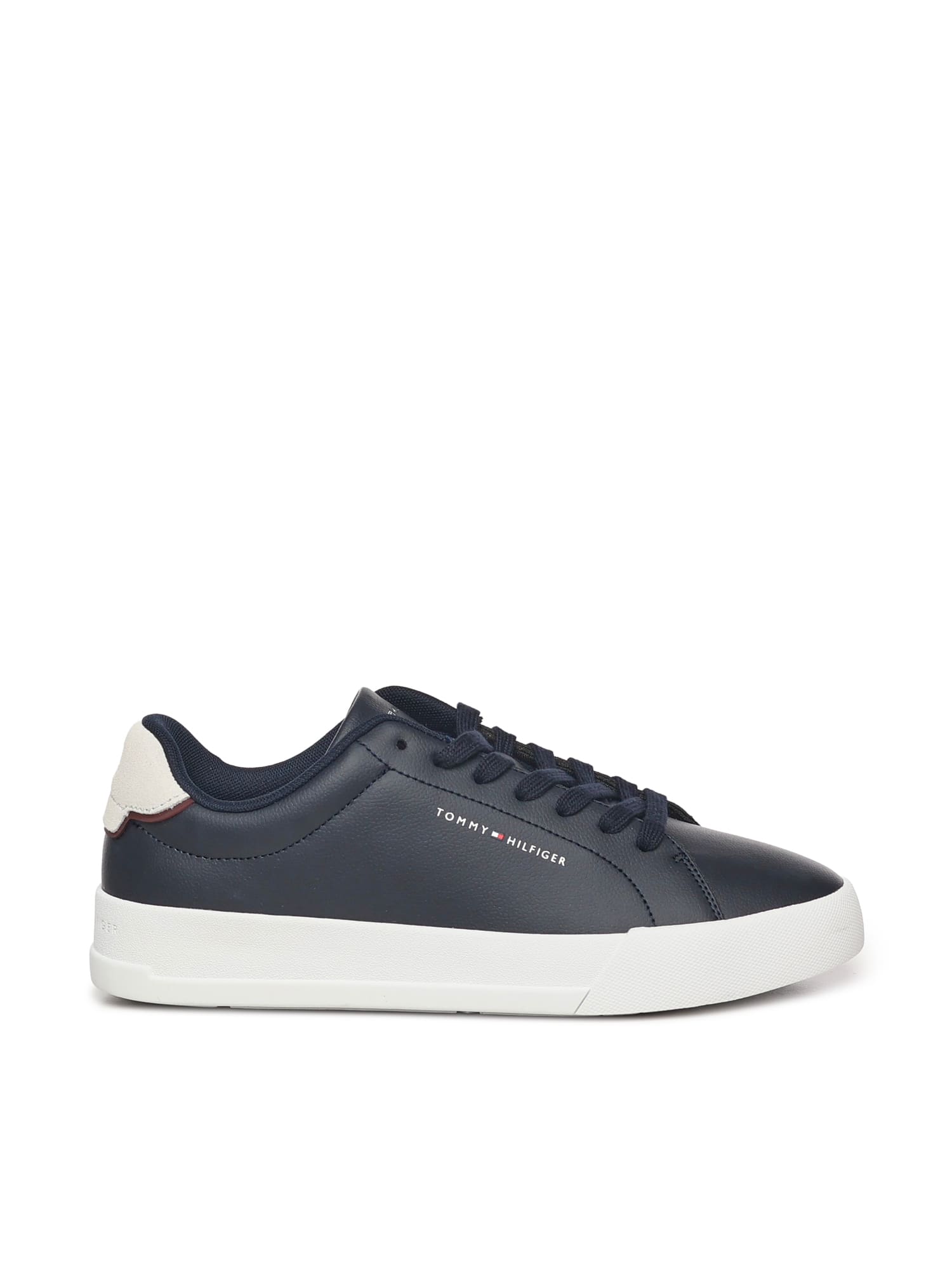 Tommy Hilfiger Leather Sneakers In Animal Print