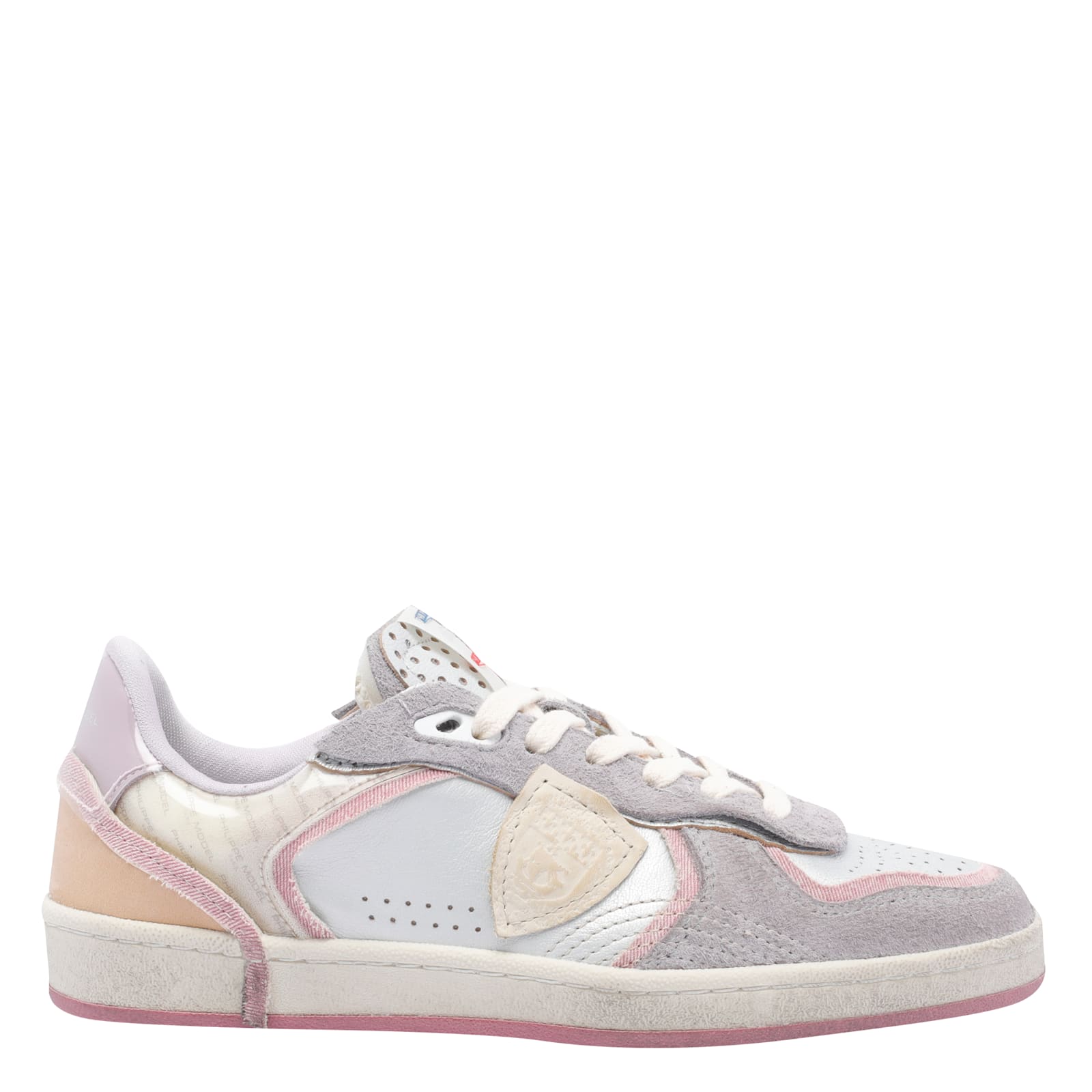 Philippe Model Pgal Low Woman Sneakers Multicolor In Gray