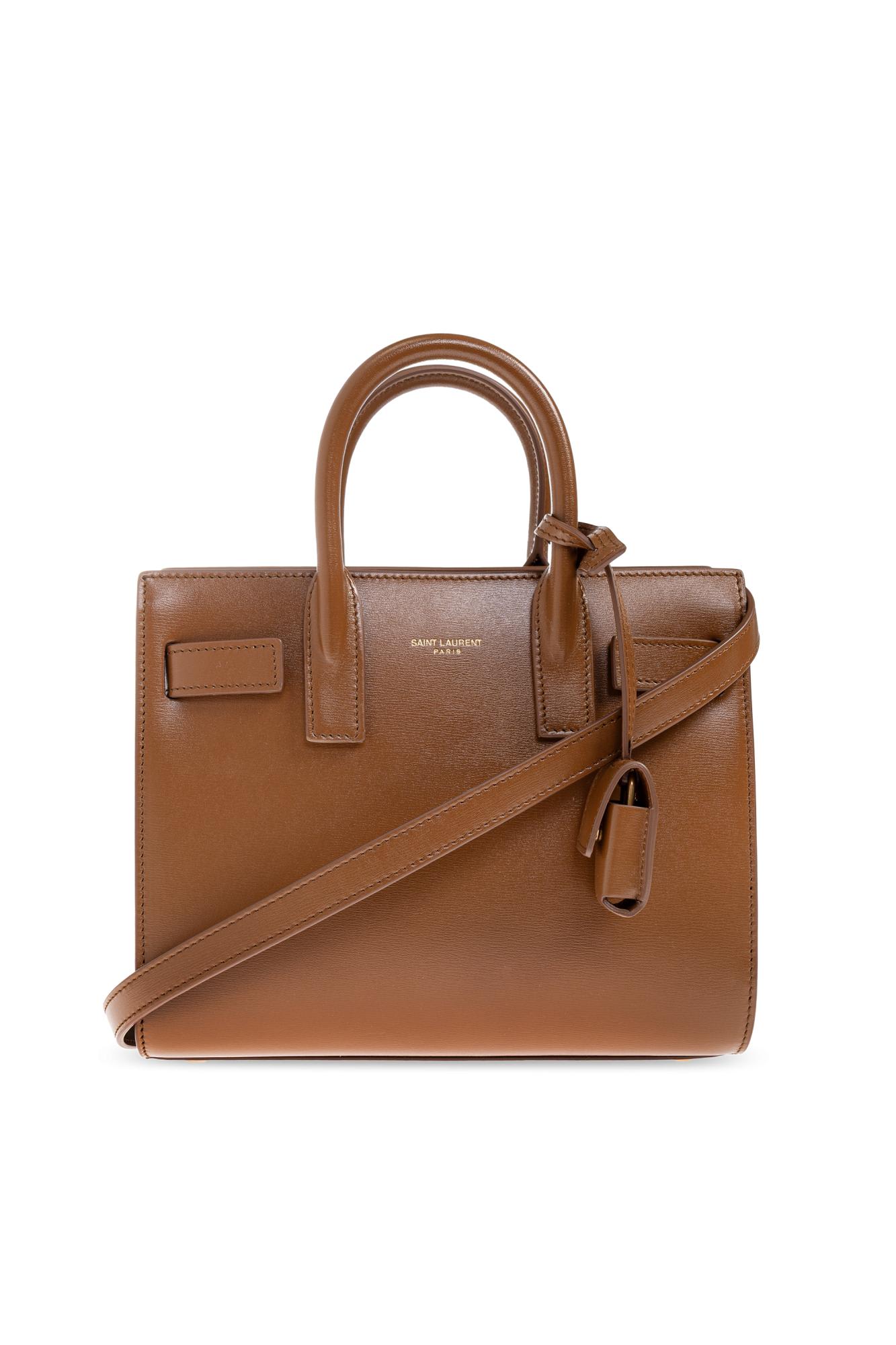 Saint Laurent Handbag Sac De Jour Nano In Brown