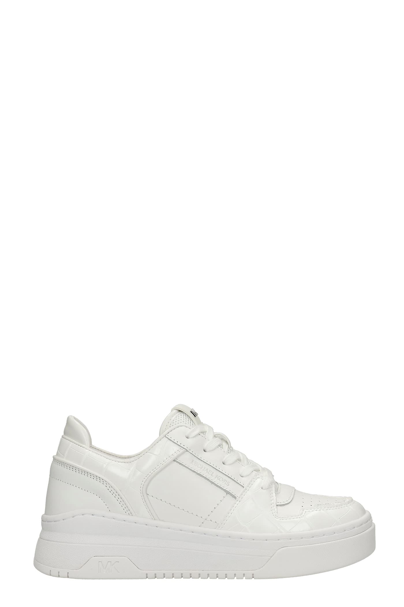 Michael Kors Lexi Sneakers In White Leather