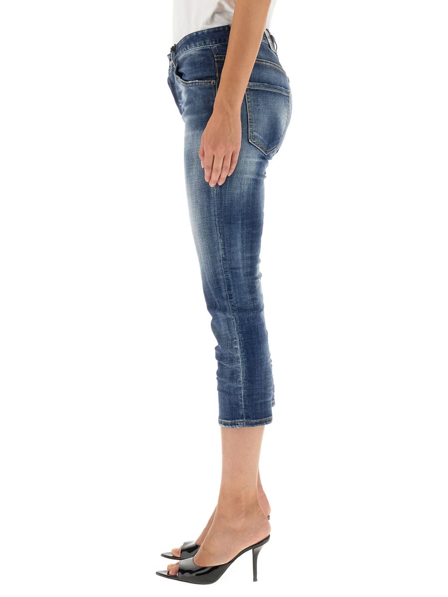 Shop Dsquared2 Jean Cool Girl In Blue