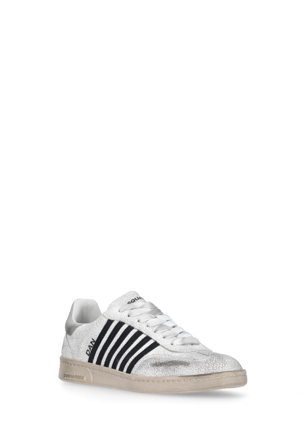 Shop Dsquared2 Boxer Sneakers In White