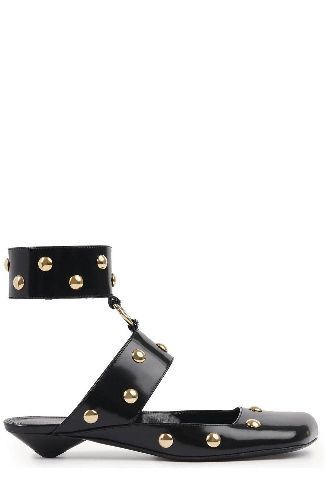 chloé jade embellished ballerinas