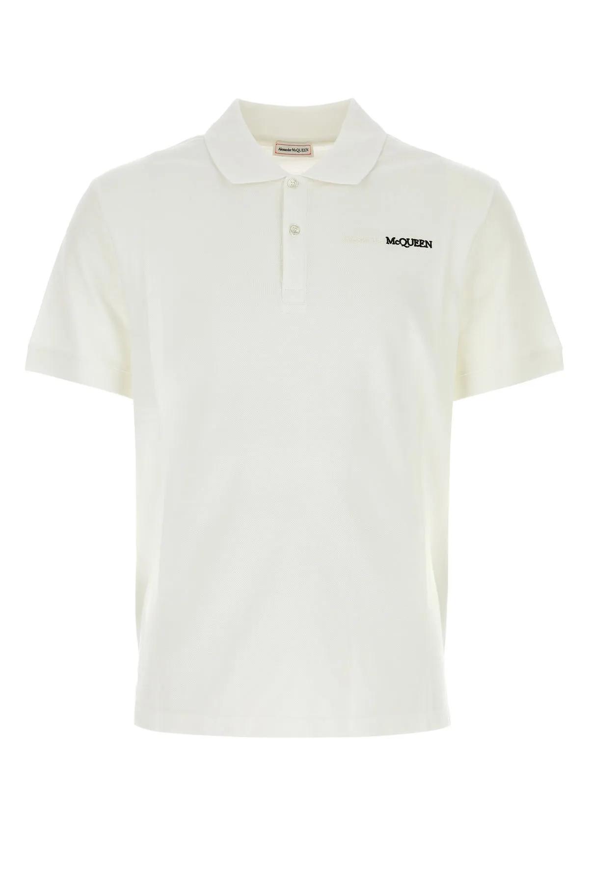 Ivory Piquet Polo Shirt