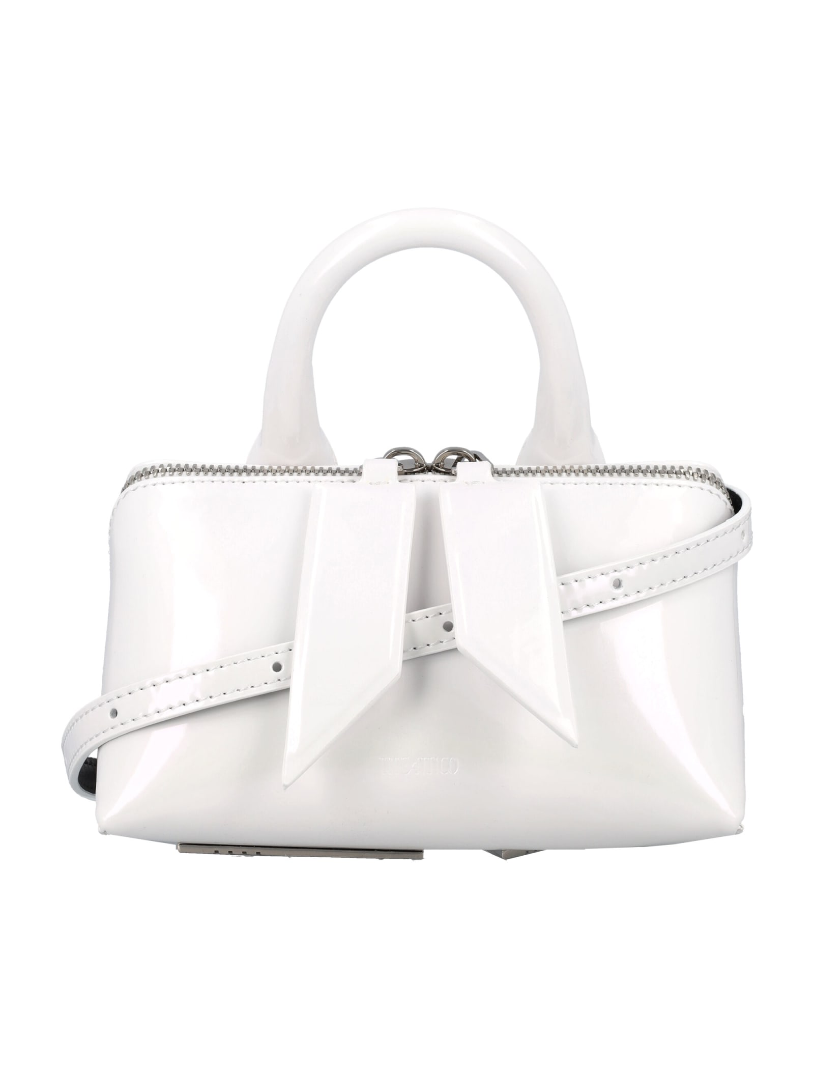 Shop Attico Friday Small Bag In White