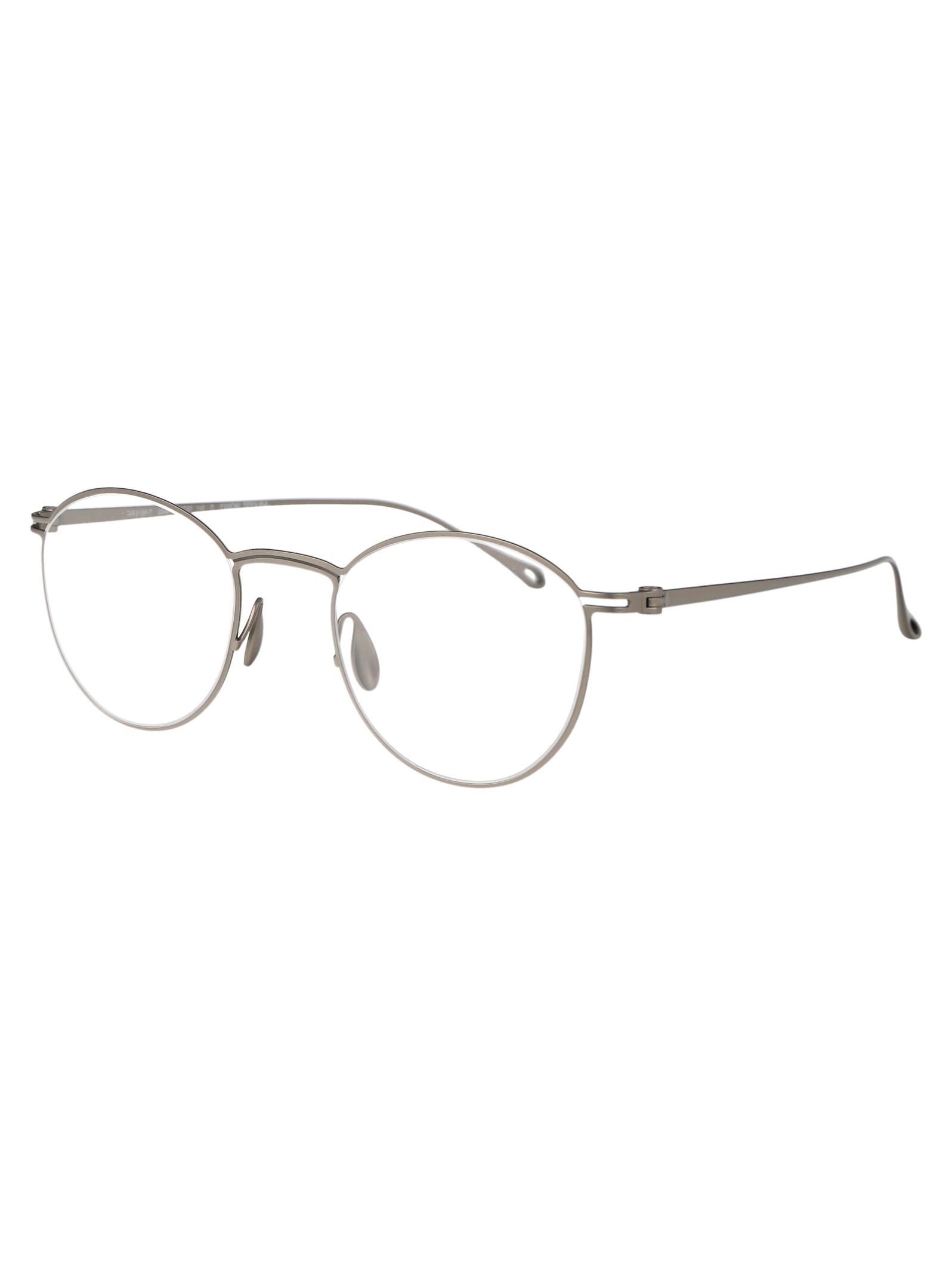 Shop Giorgio Armani 0ar5136t Glasses In 3346 Matte Silver