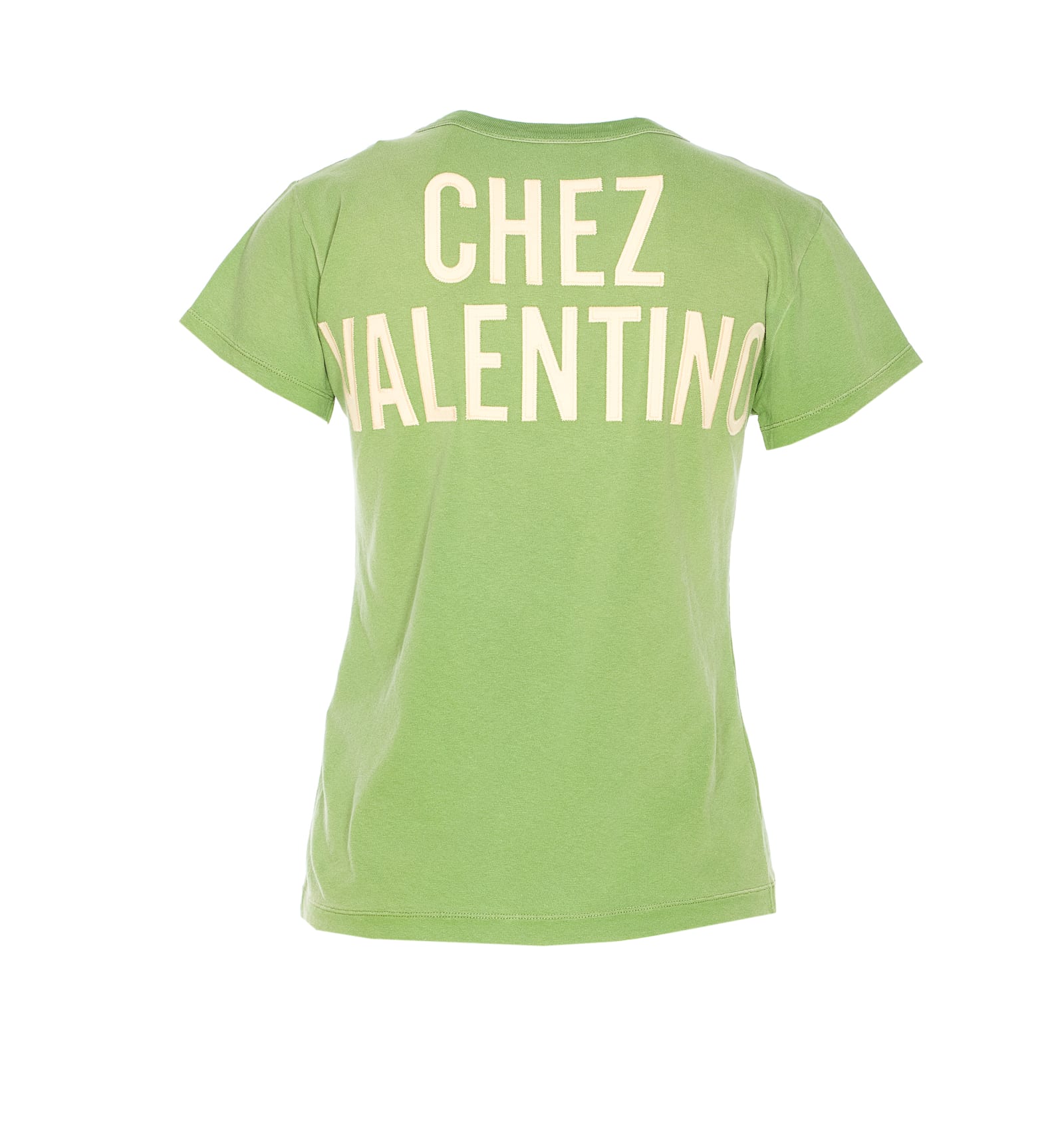Valentino Playful Printed Cotton T-shirt With Bold Lettering