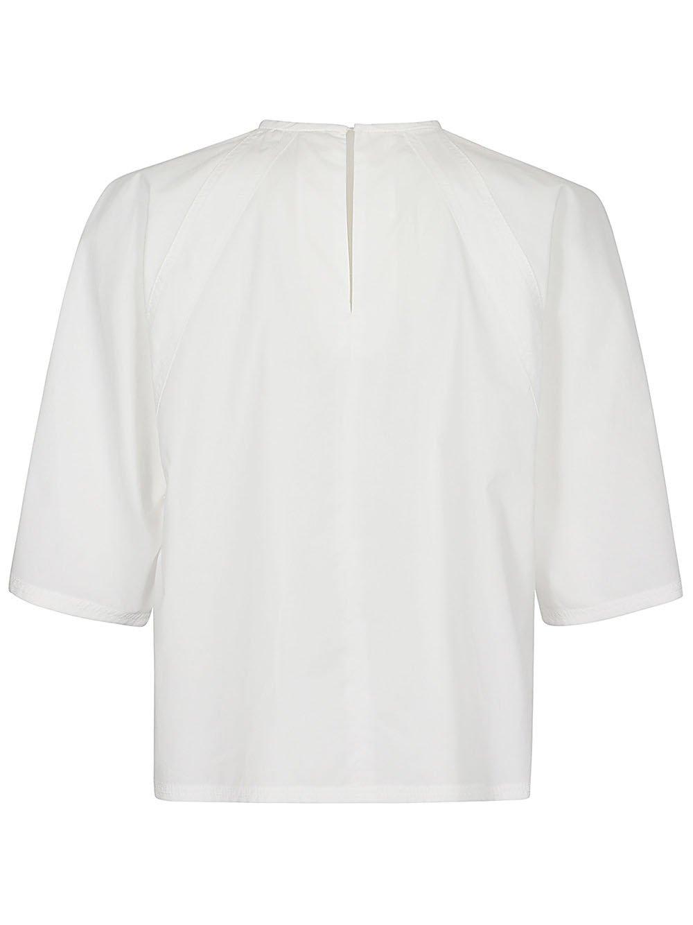 Shop Weekend Max Mara Crewneck Short-sleeved T-shirt In White