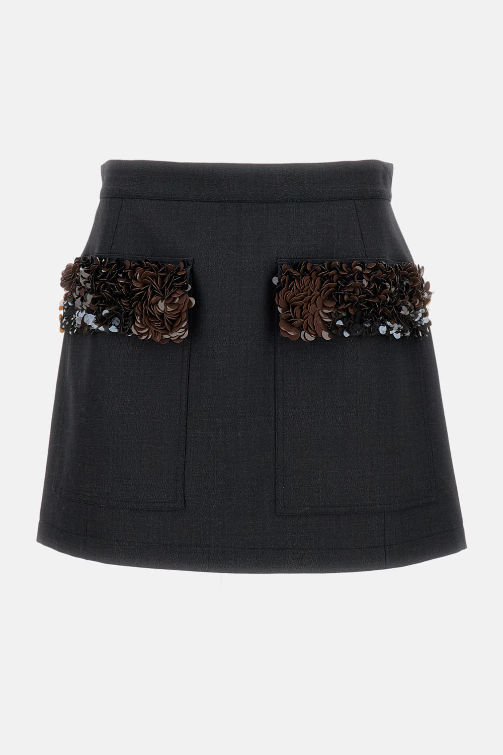 Plan C Midi Skirt In Gray