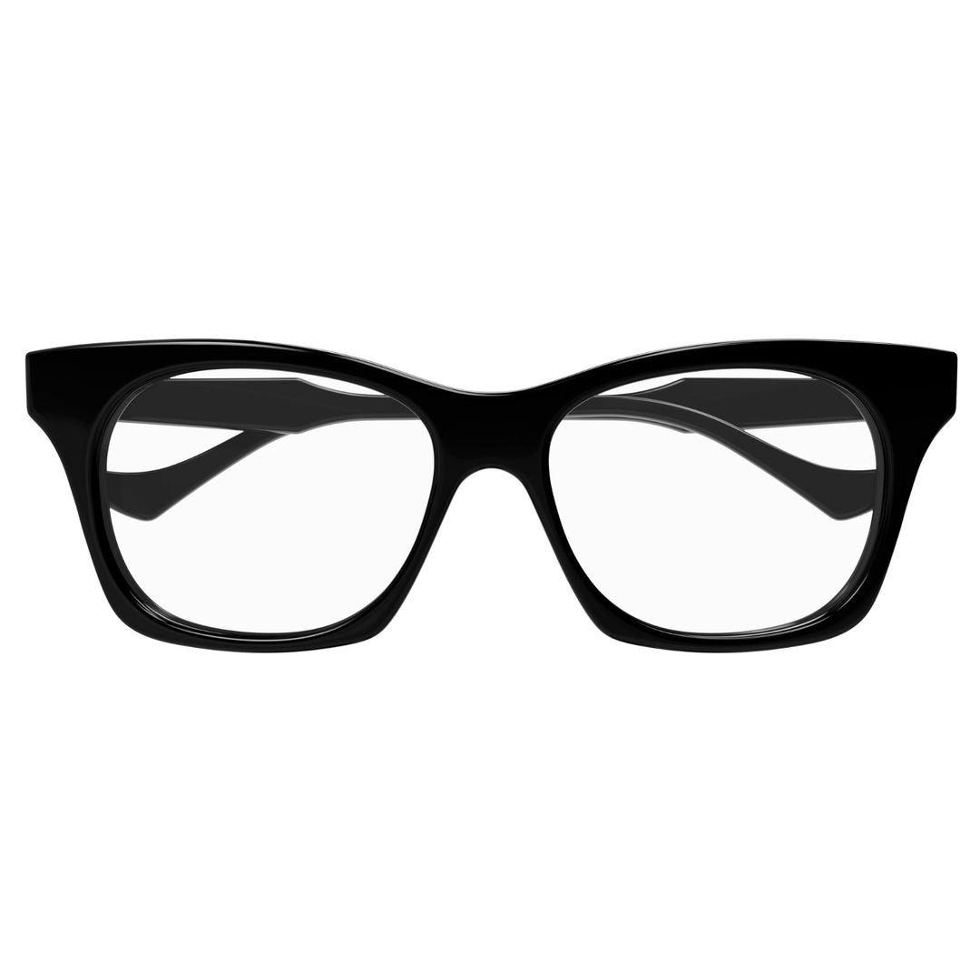 Shop Gucci Cat Eye Frame Glasses Glasses In 001 Black Black Transparent