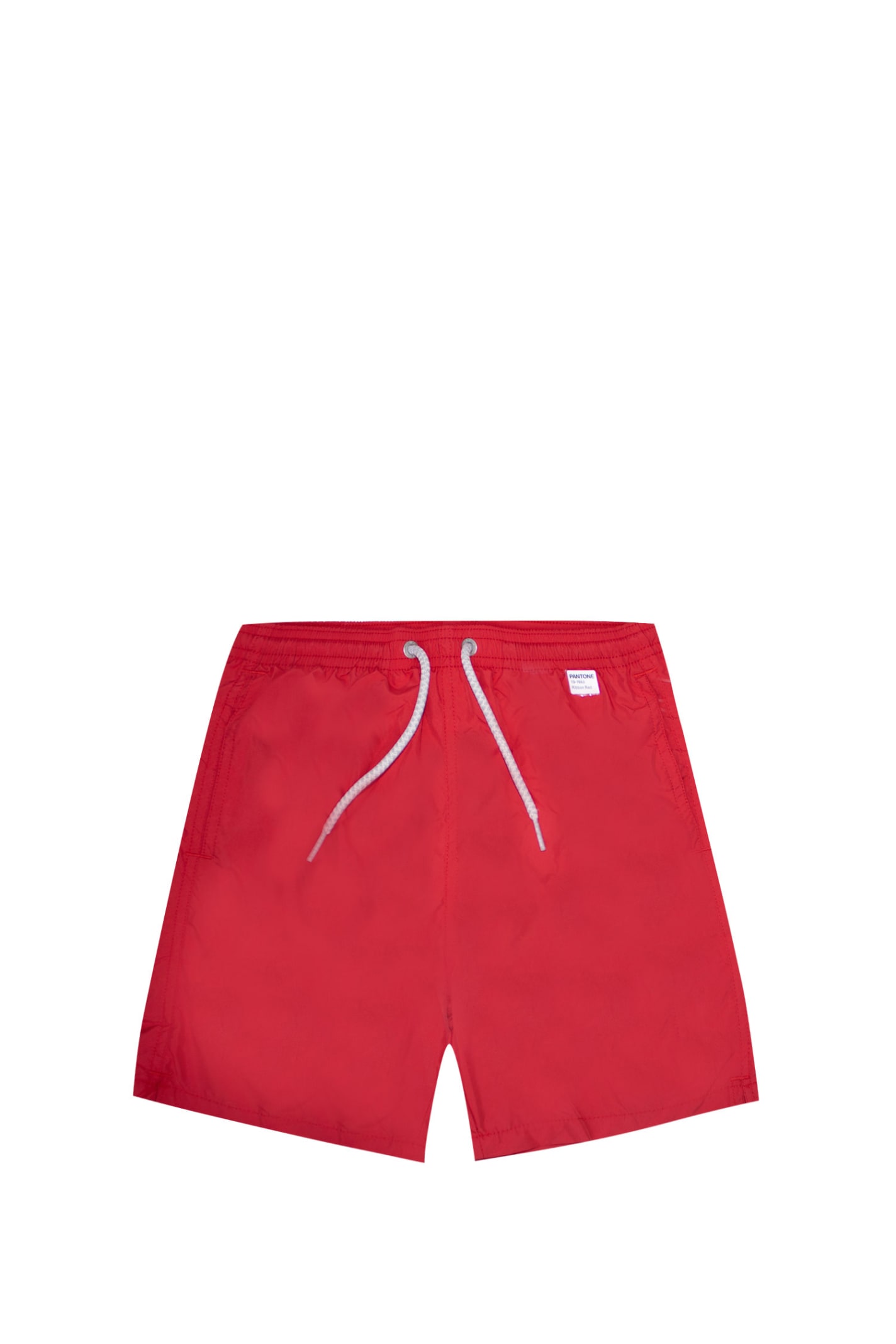 Mc2 Saint Barth Kids' Swim Shorts In Lightweight Fabric In Red