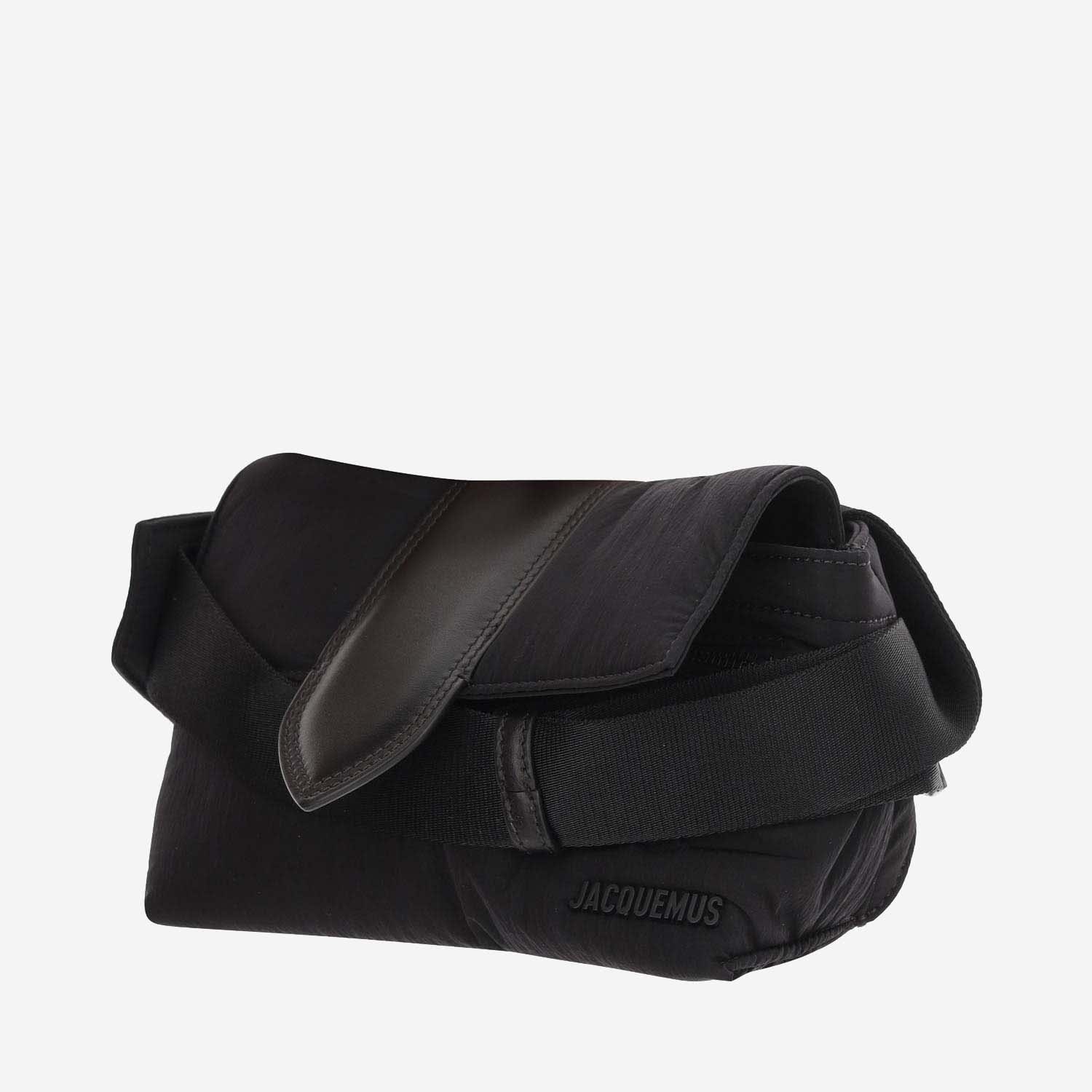 Shop Jacquemus Pouch La Banana Bambino In Black