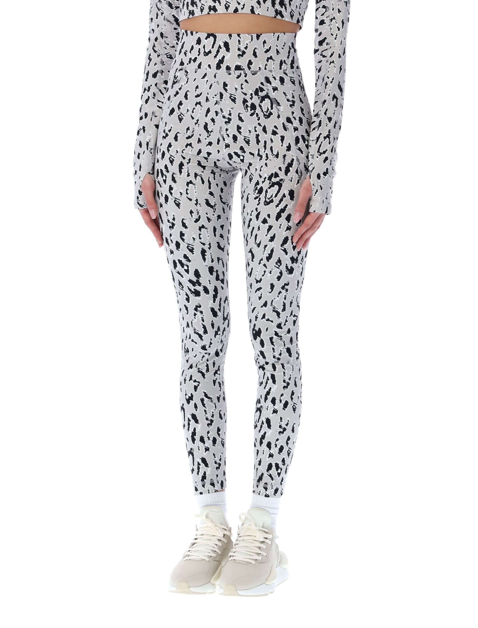 Adidas by Stella McCartney Leopard-print High-waist Leggings