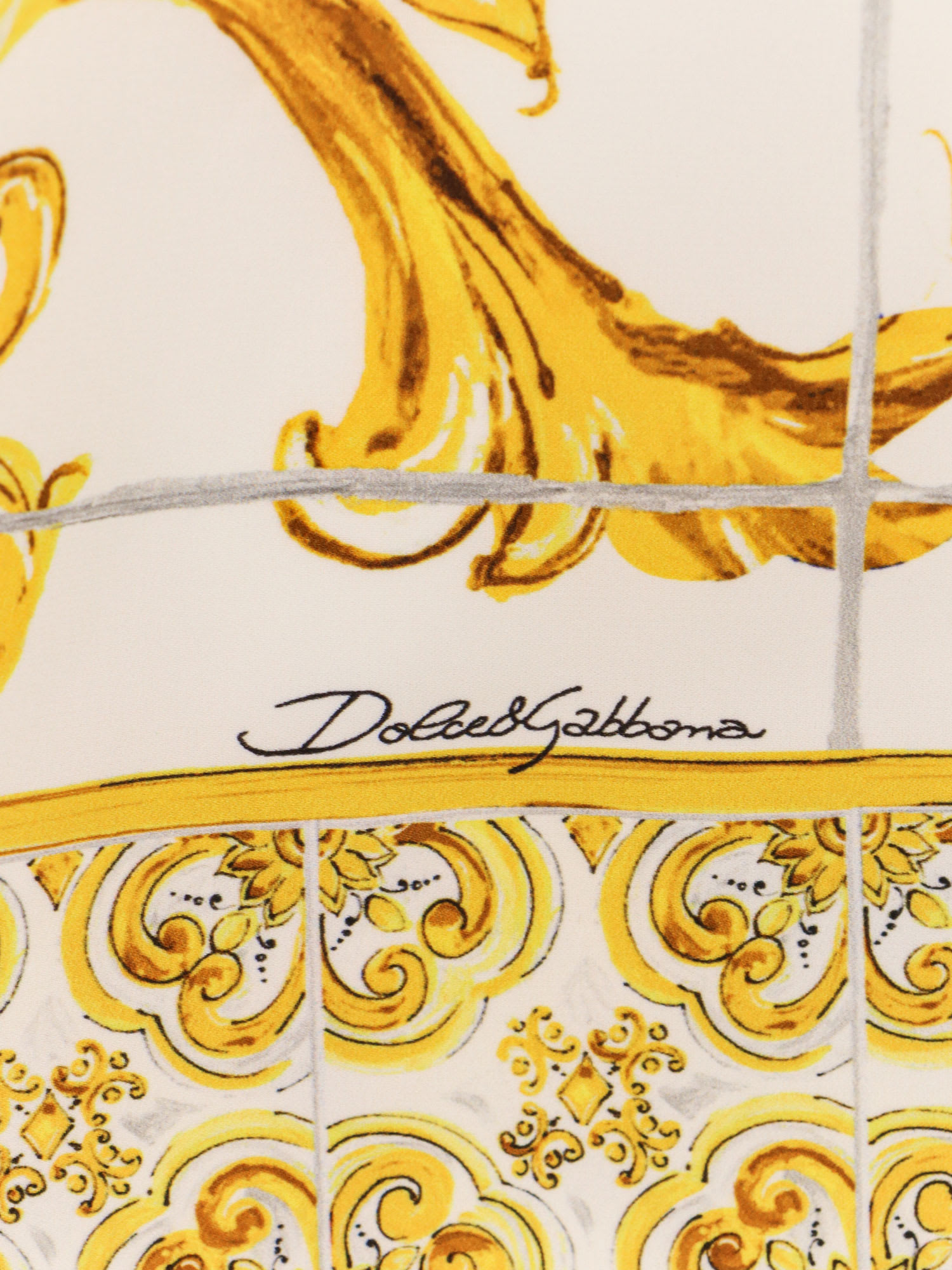 Shop Dolce & Gabbana Skirt In Yellow