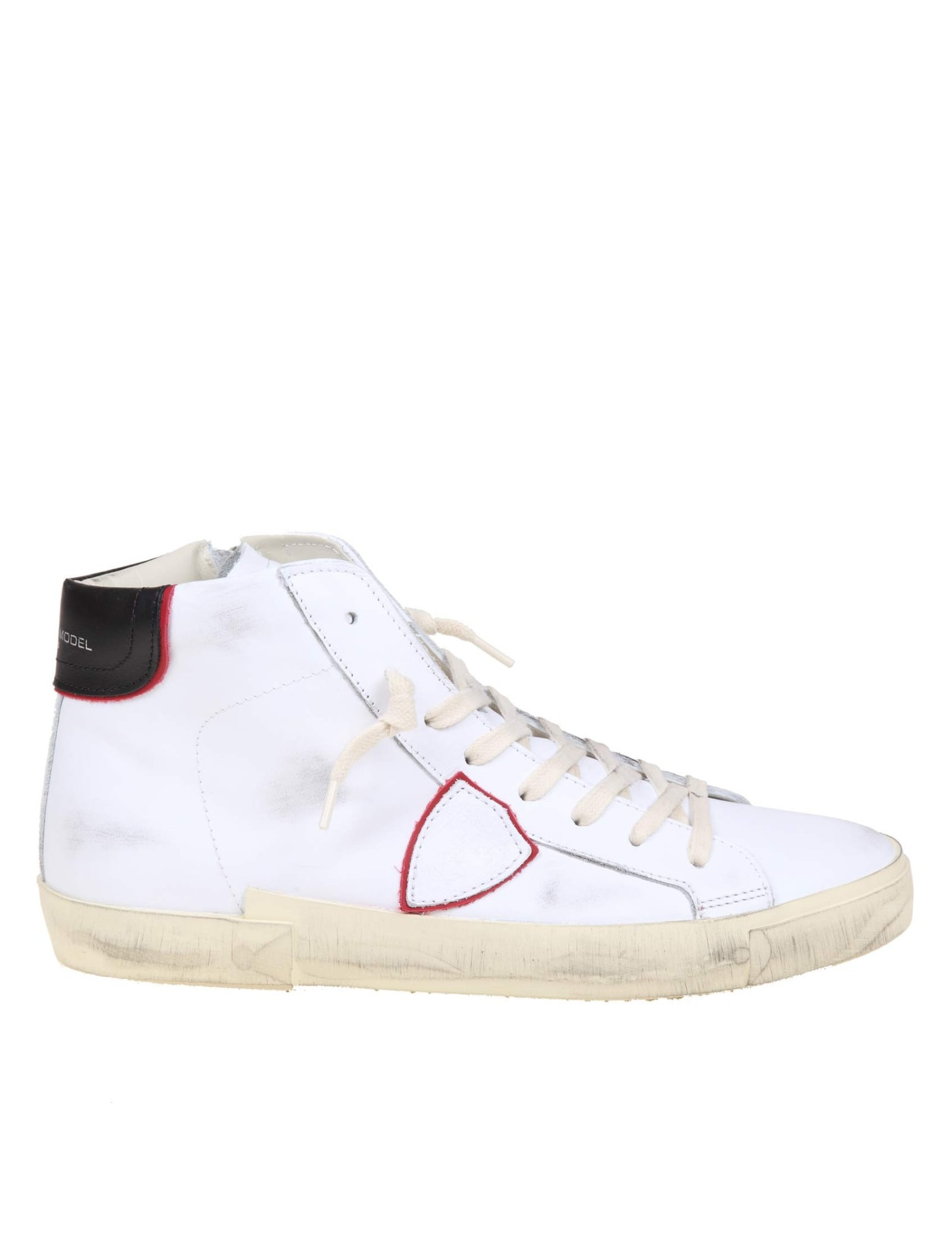 Philippe Model Sneakers In White Leather