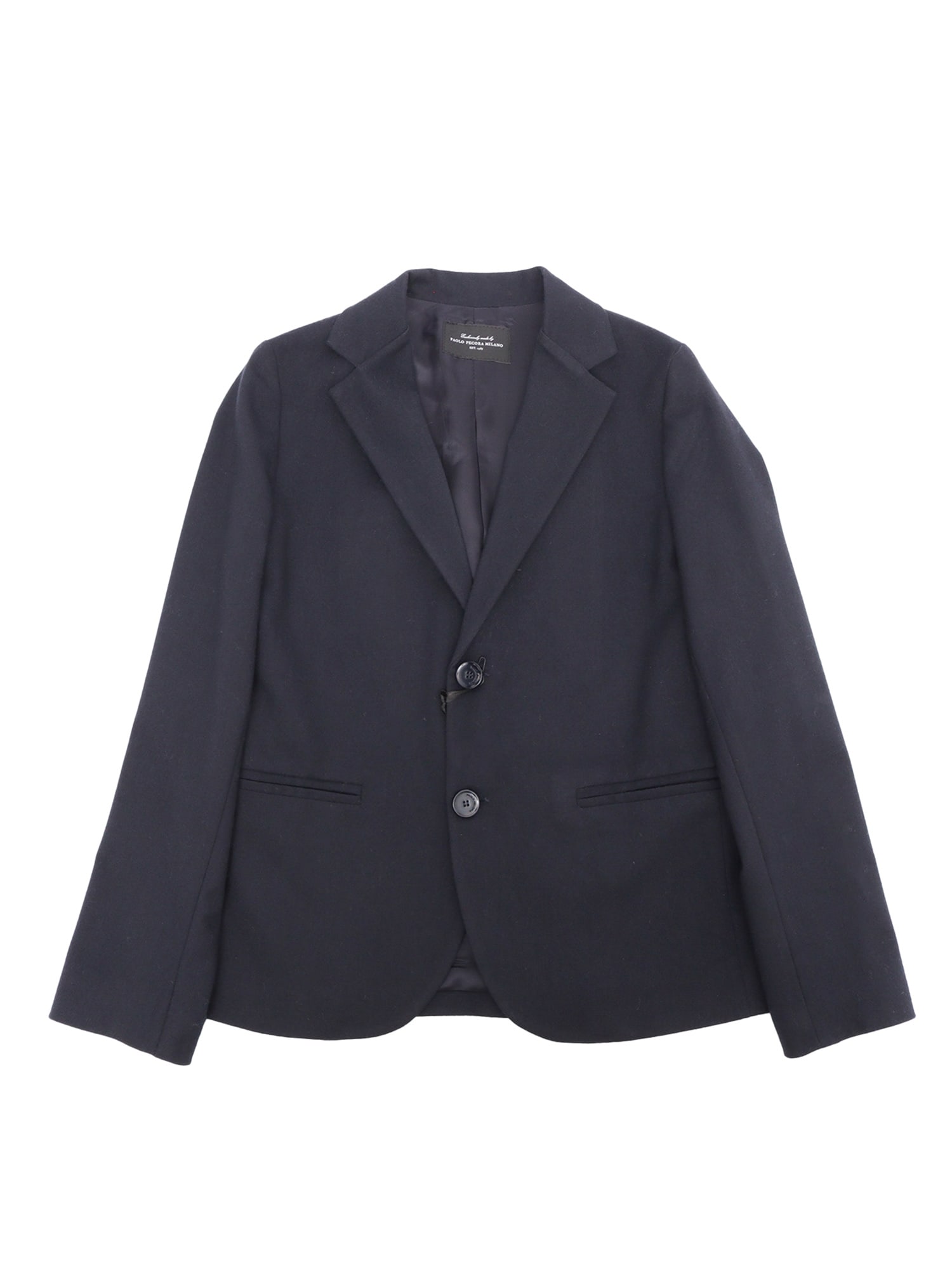 Paolo Pecora Kids' Single-breasted Jacket In Blue