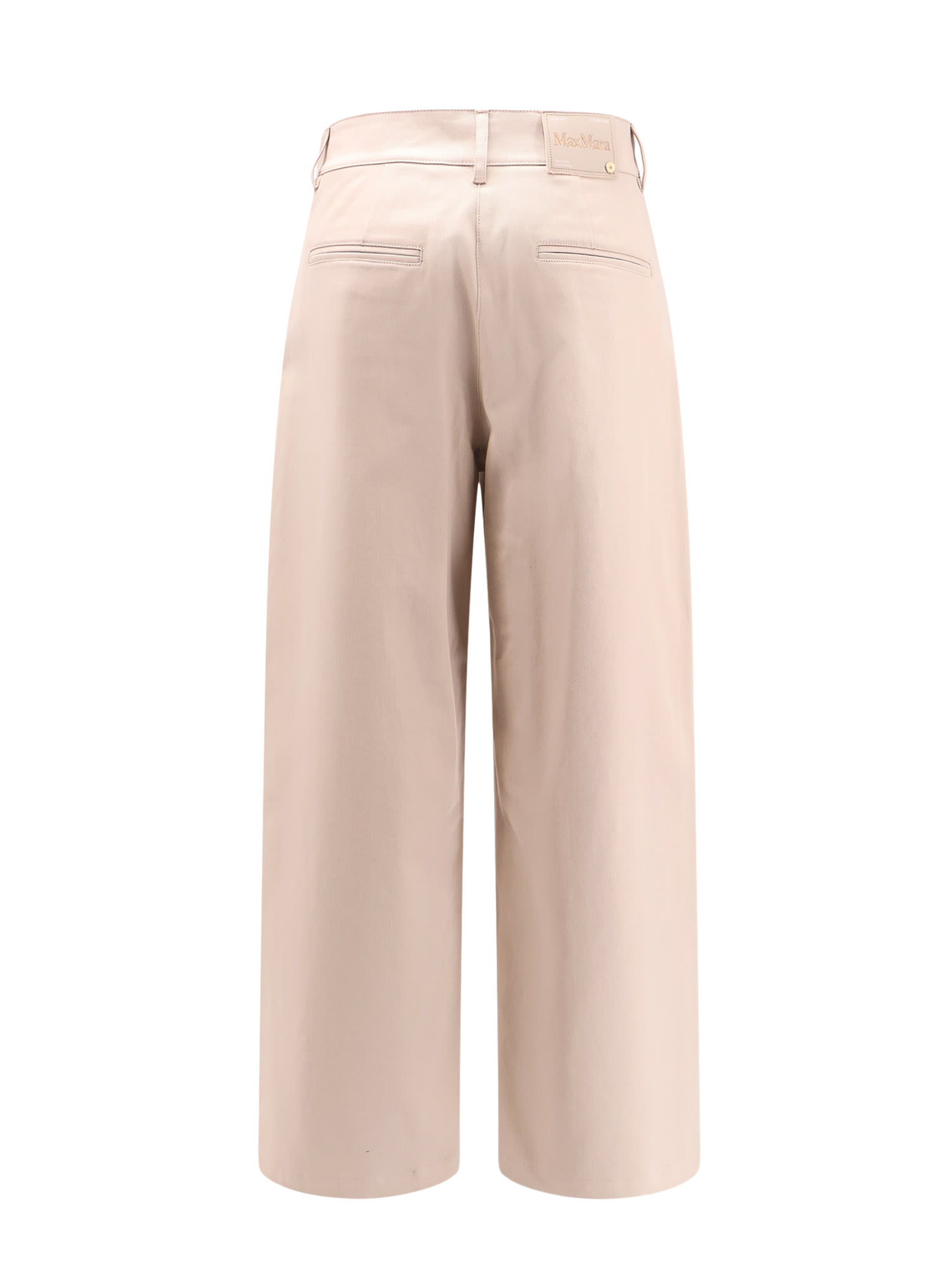 Shop 's Max Mara Marianna Distressed Fabric Trouser In Beige