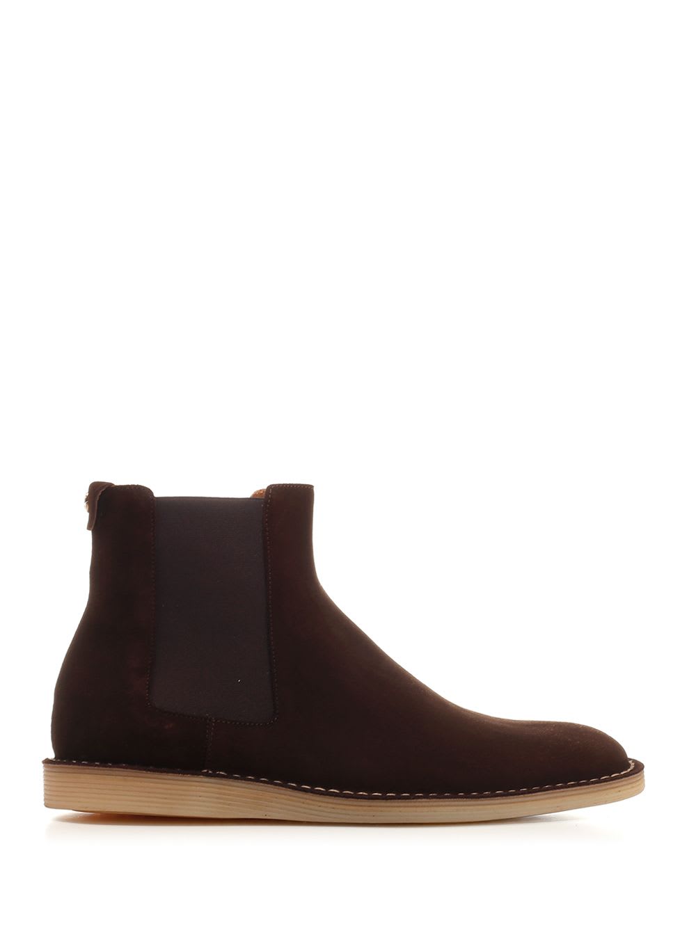 Shop Dolce & Gabbana Brown Suede Ankle Boots