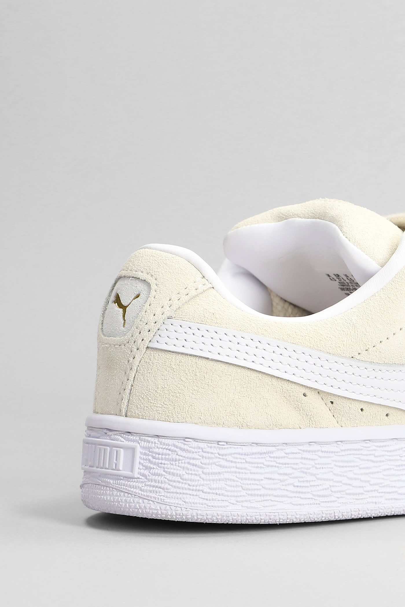 Shop Puma Suede Xl Sneakers In Beige Suede