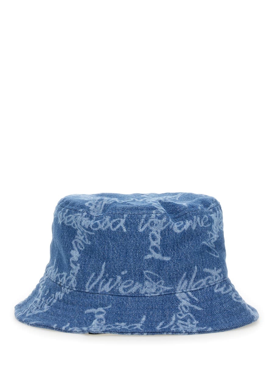 Shop Vivienne Westwood Bucket Hat With Logo