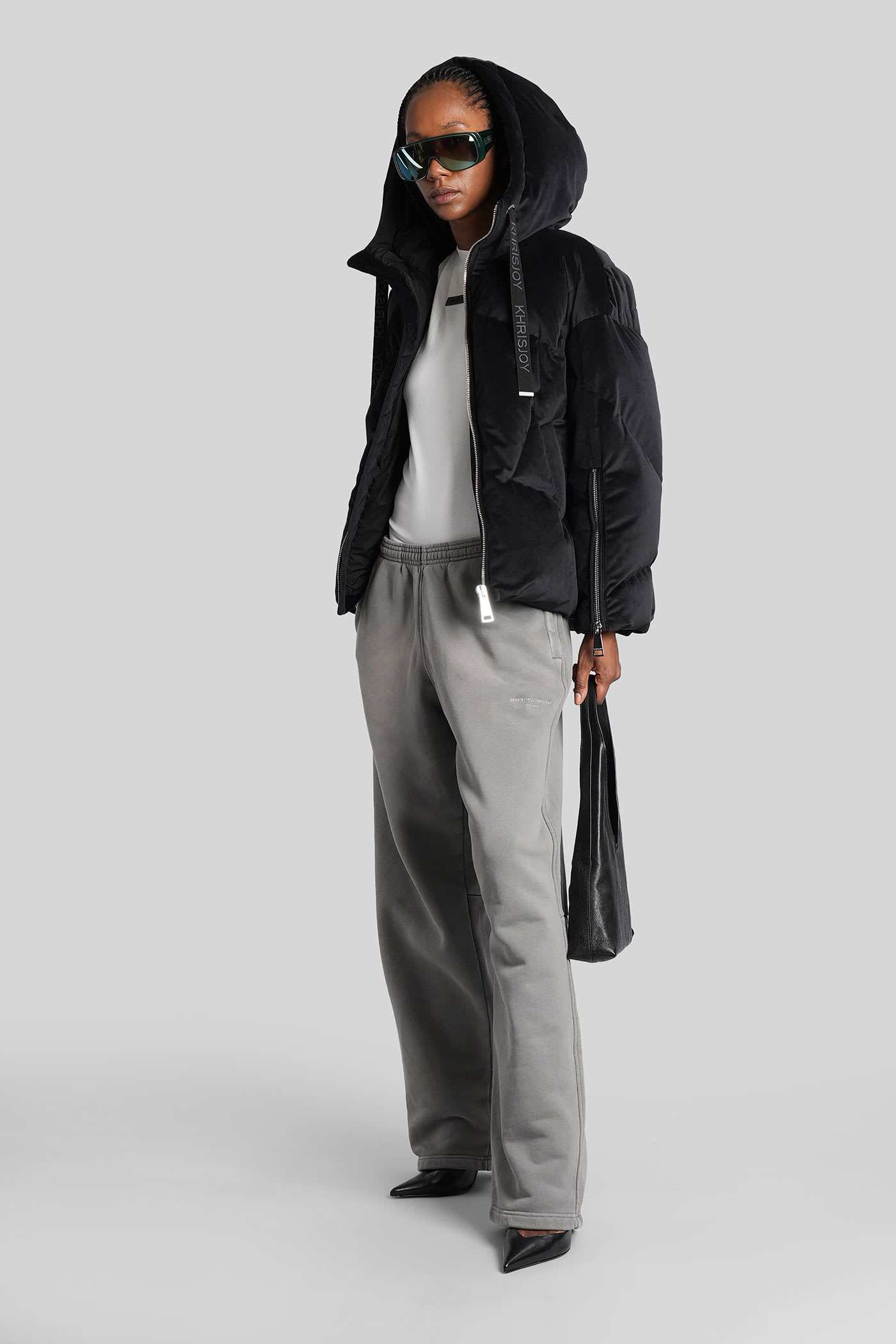 Khrisjoy Quilted Padded Jacket In Black