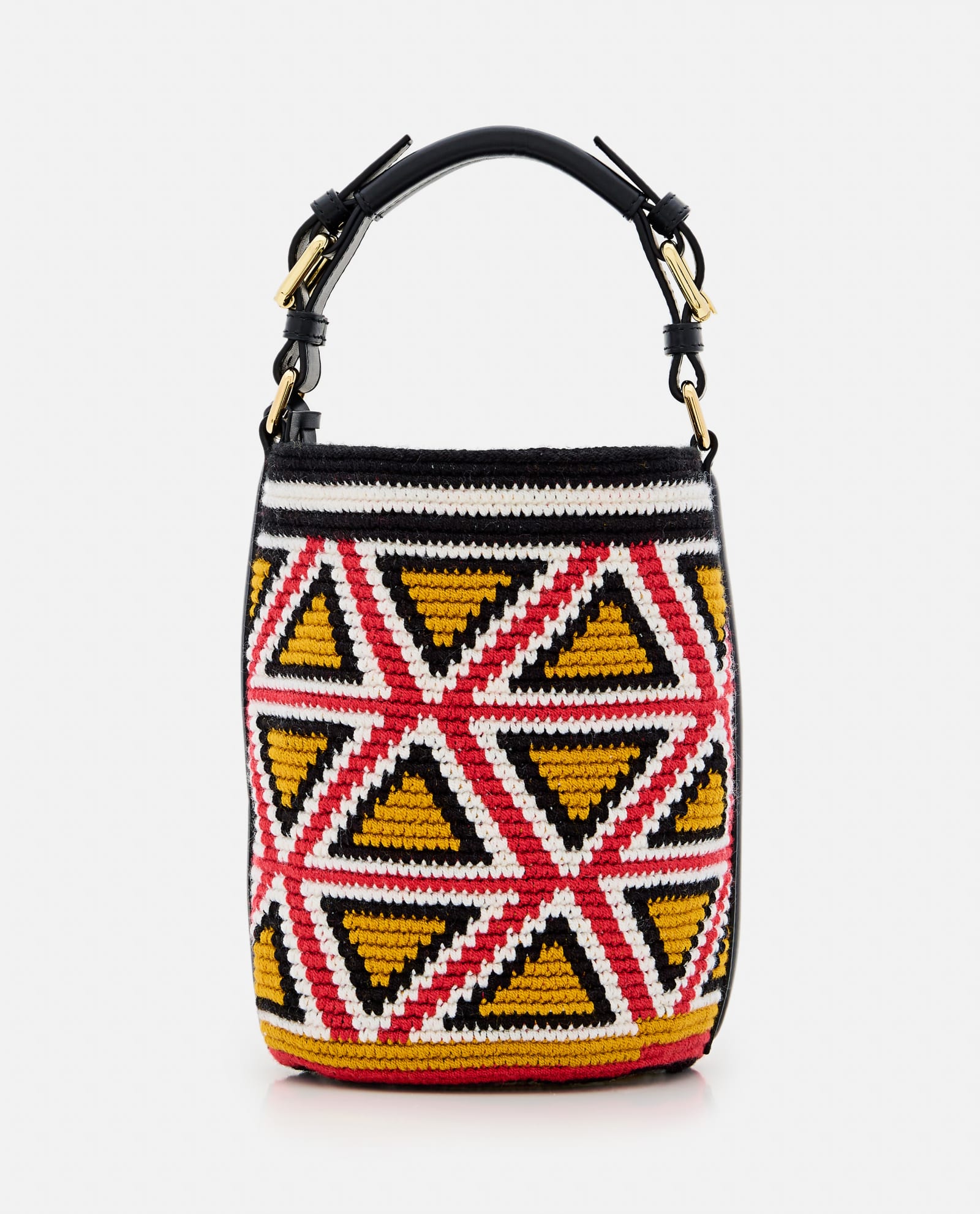 Shop Colville Small Triangle Cylinder Bag In Multicolour