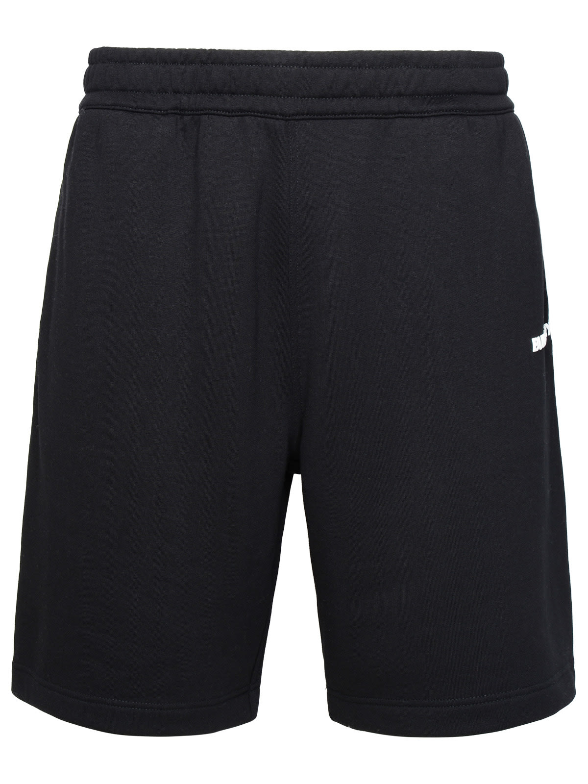 Shop Burberry Raphael Black Cotton Bermuda Shorts