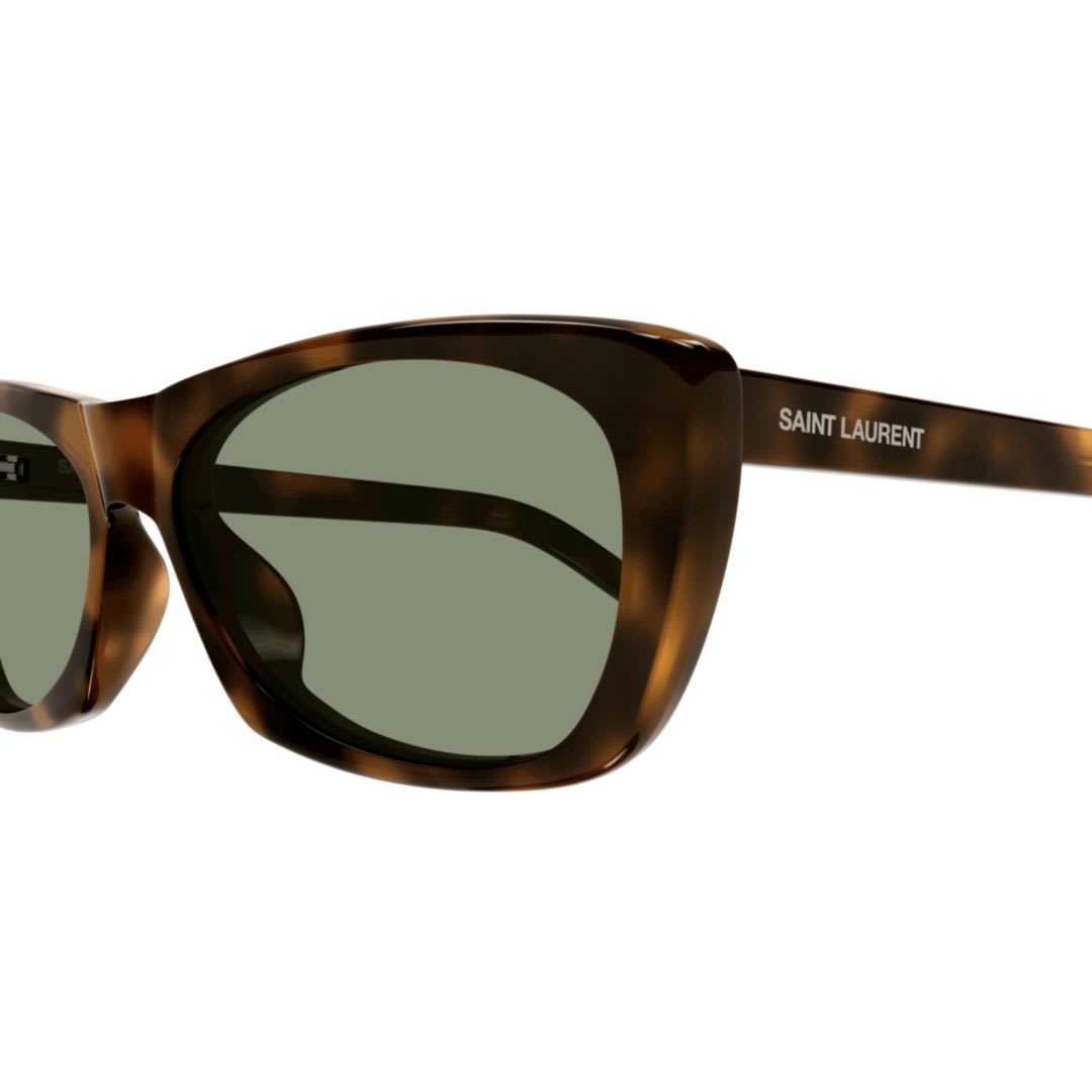 Saint Laurent Sl 613003 Havana Havana Green In Brown