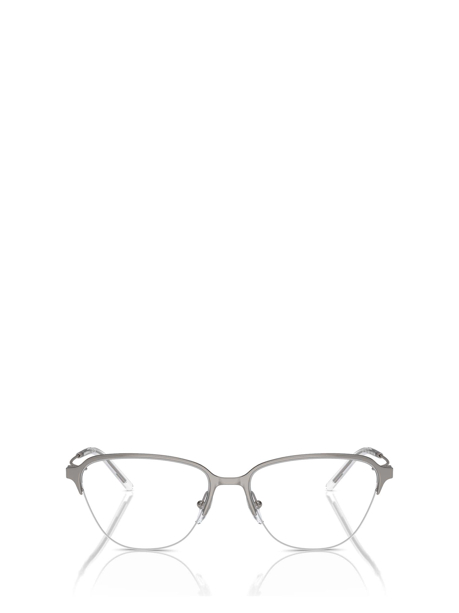 Shop Emporio Armani Ea1161 Shiny Gunmetal Glasses