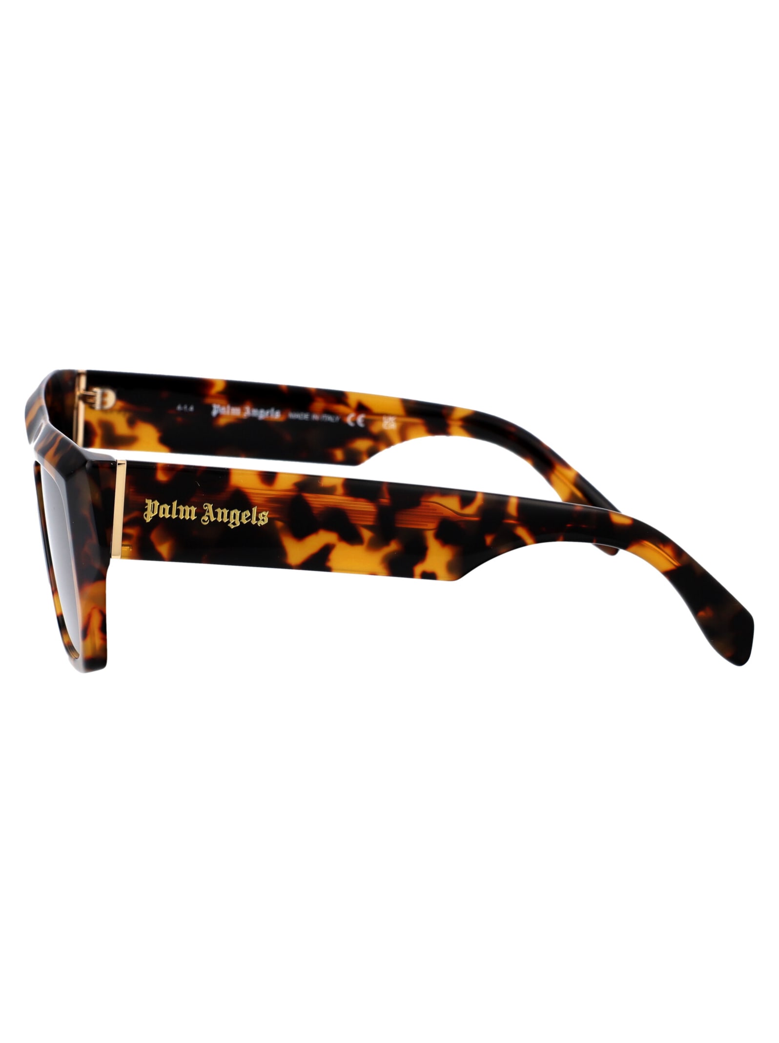 Shop Palm Angels Niland Sunglasses In 6064 Havana