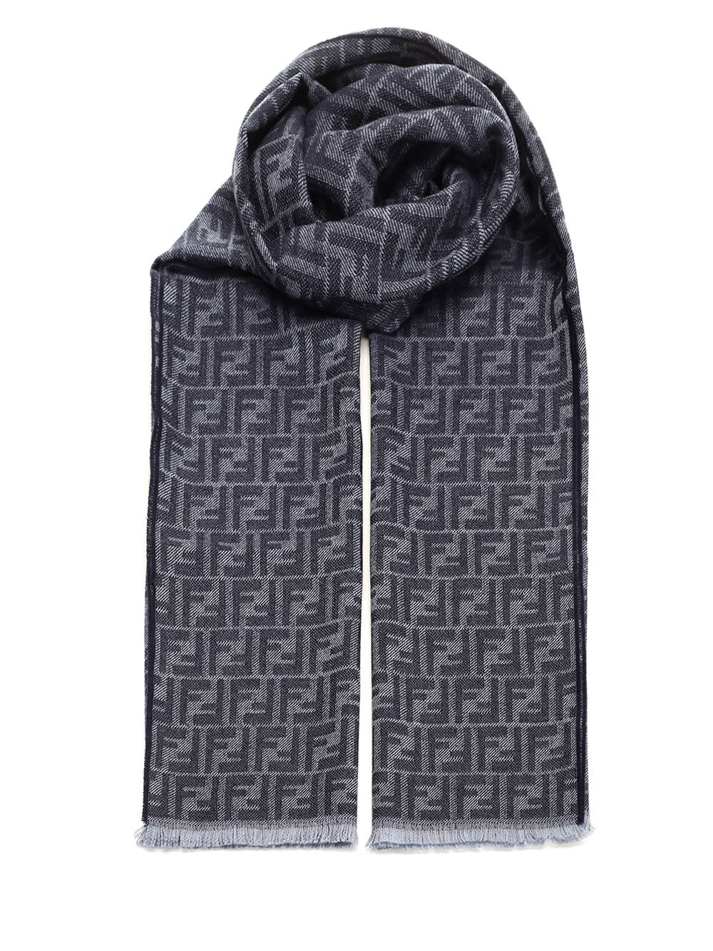 Fendi Wool Scarf In Purple