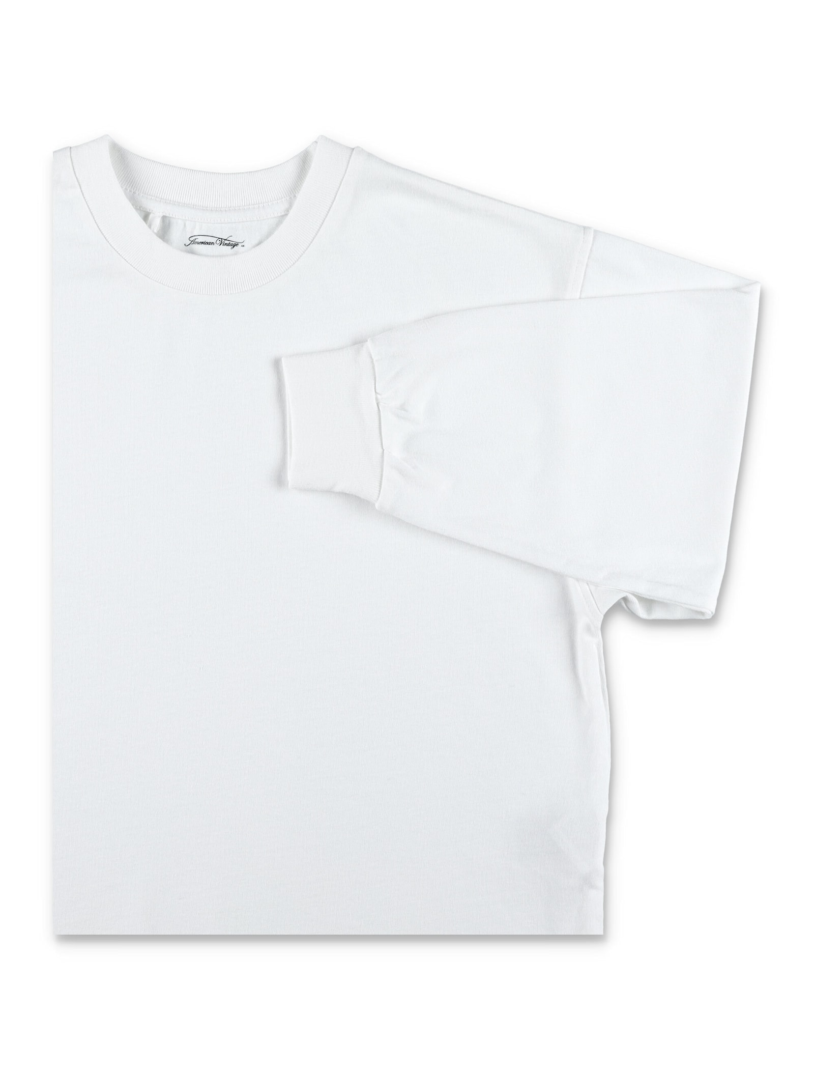 American Vintage Fizvalley White Long-sleeve Kids T-shirt In White